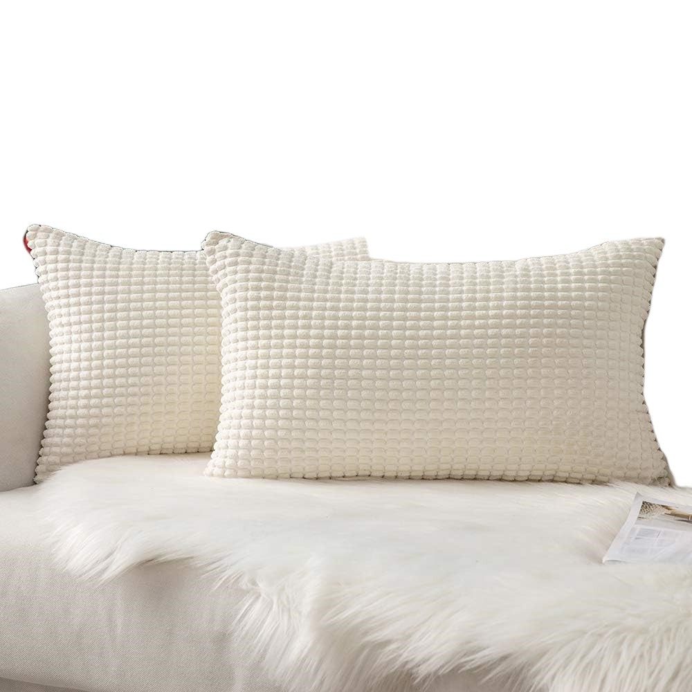 Kaket Kissenhülle 2 Stück, Quadratisch, für Wohnzimmer Schlafzimmer Bett So günstig online kaufen