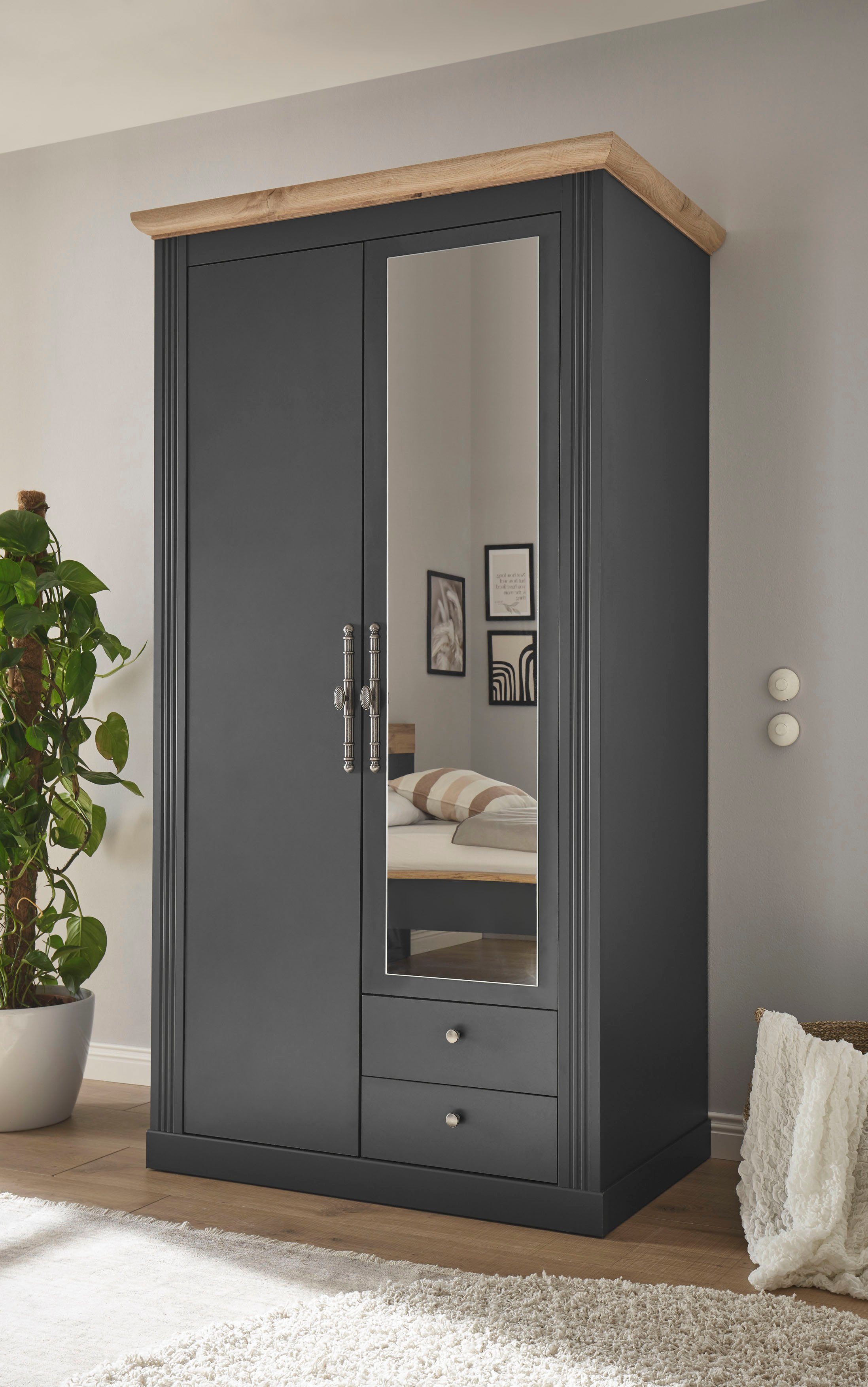 OTTO home Kleiderschrank WESTMINSTER Wäscheschrank in 2 Farben, Landhaussch günstig online kaufen