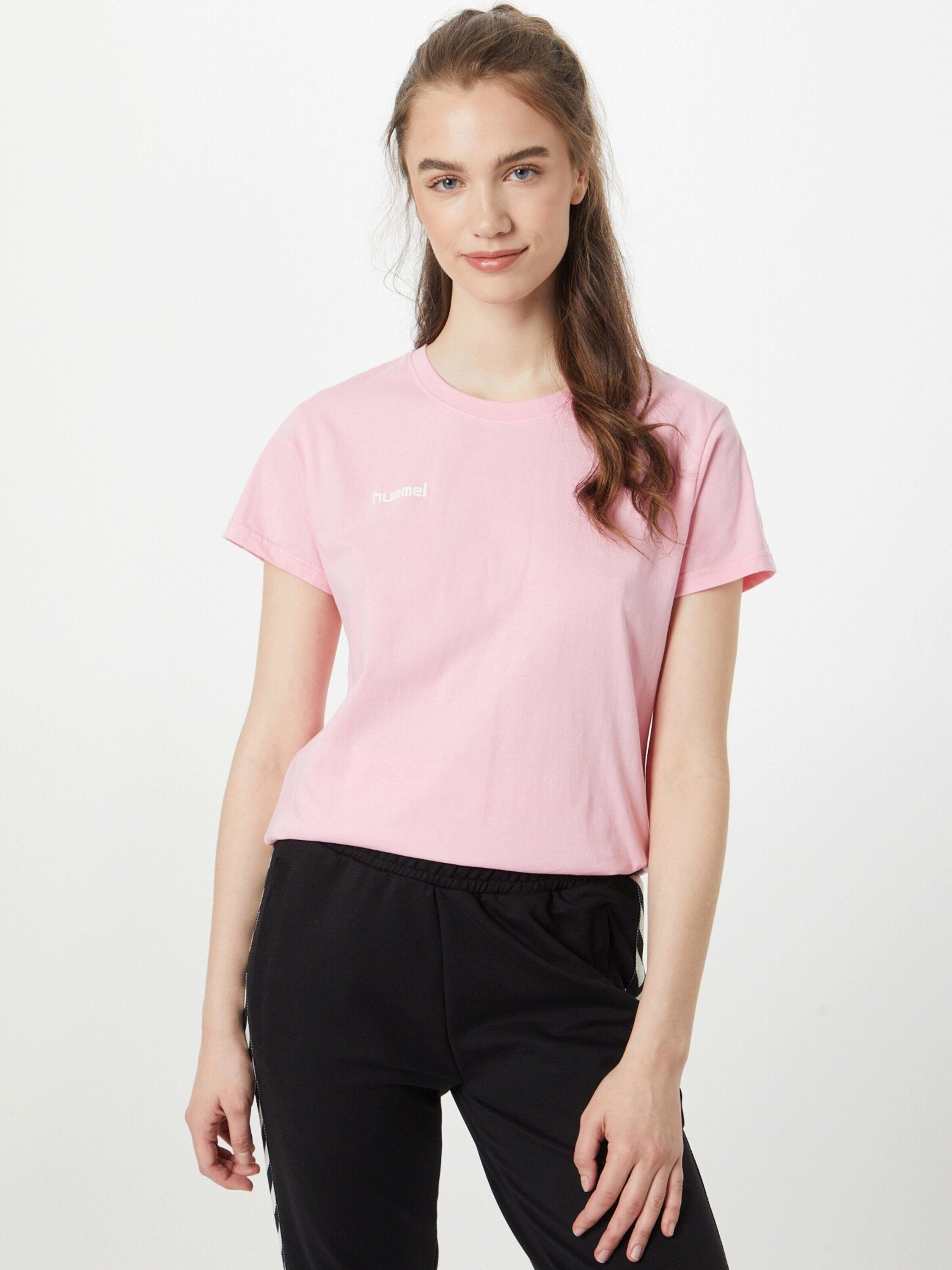 hummel Funktionsshirt (1-tlg) rosa Plain/ohne Details