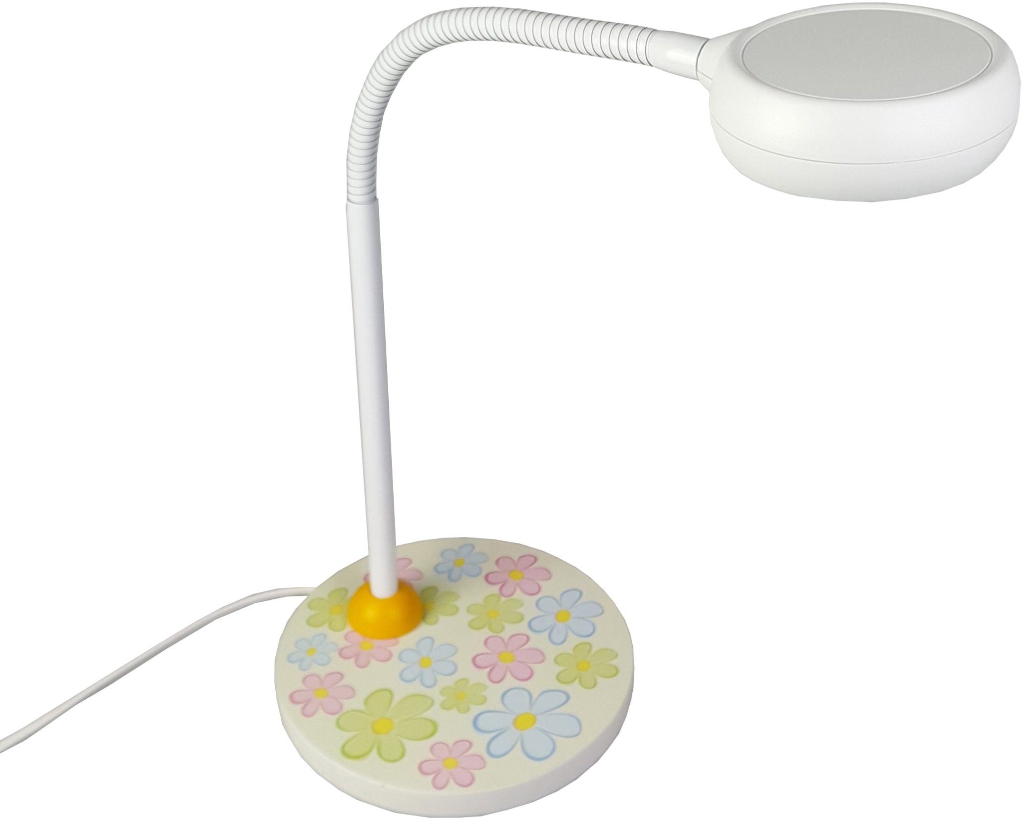 niermann LED Bunte LED Tischleuchte Tischleuchte wechselbar, Blumen Blumen, Bunte