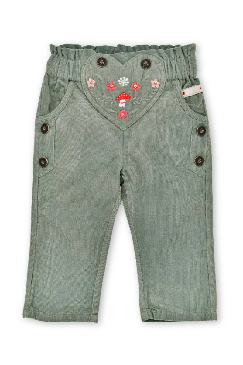 BONDI Lederhose Trachtenhose Baby/Kind - ALEXI - salbei