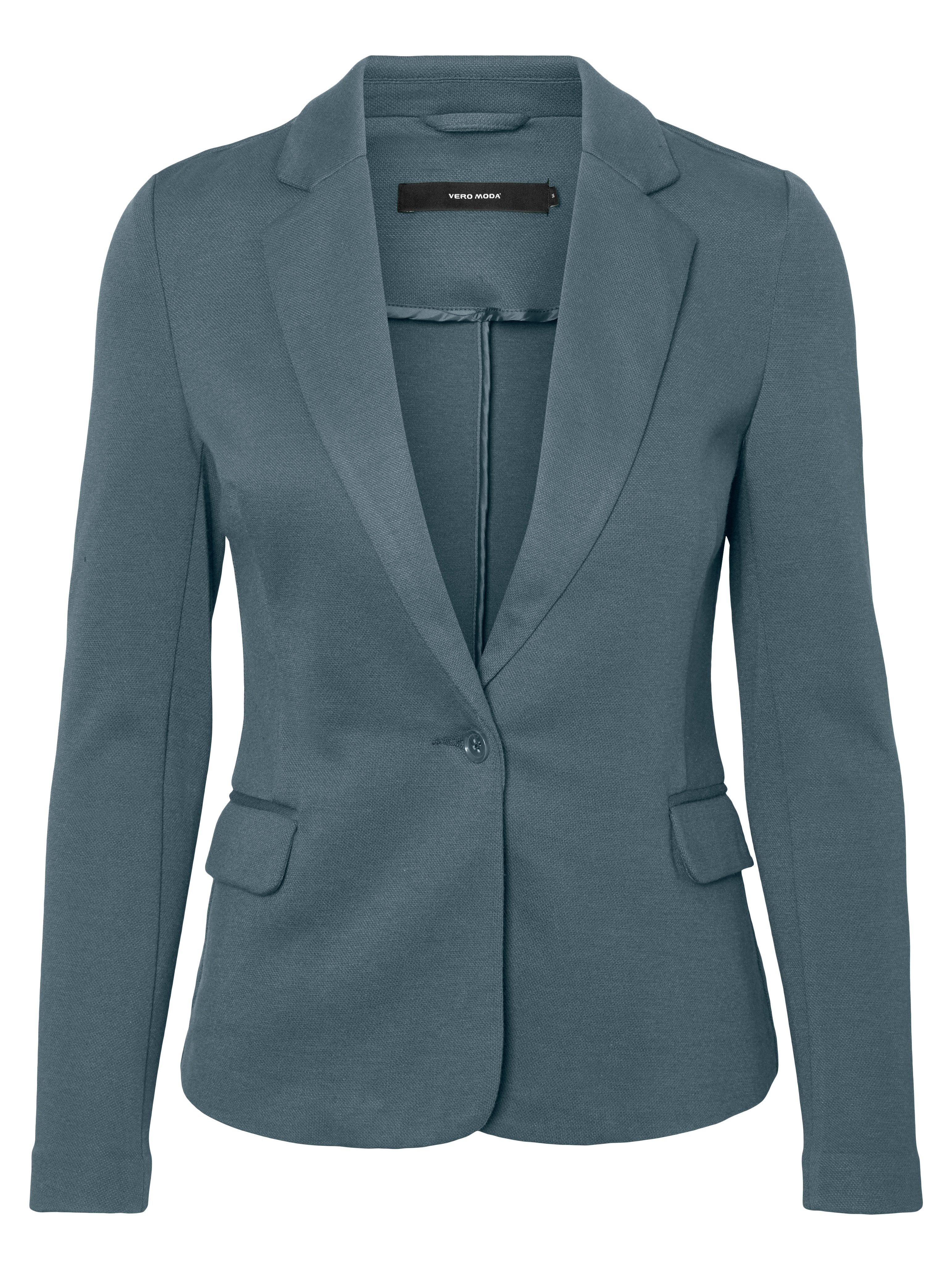 Vero Moda Jerseyblazer VMJULIANE, figurbetonter Schnitt, 1-Knopf Verschluss Materialmix, ungefüttert, regular fit