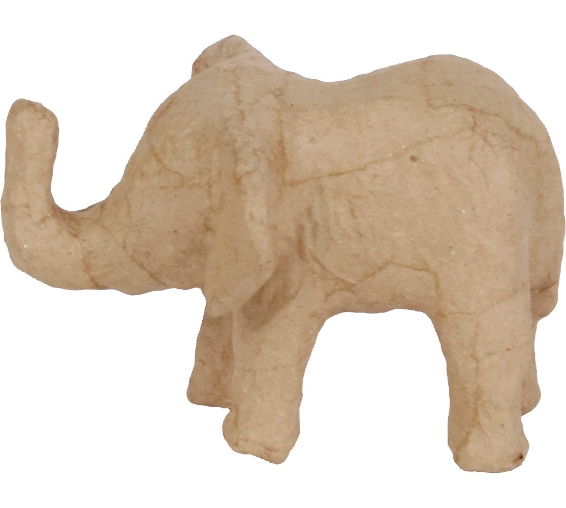 décopatch Dekofigur Elefant, Pappmaché