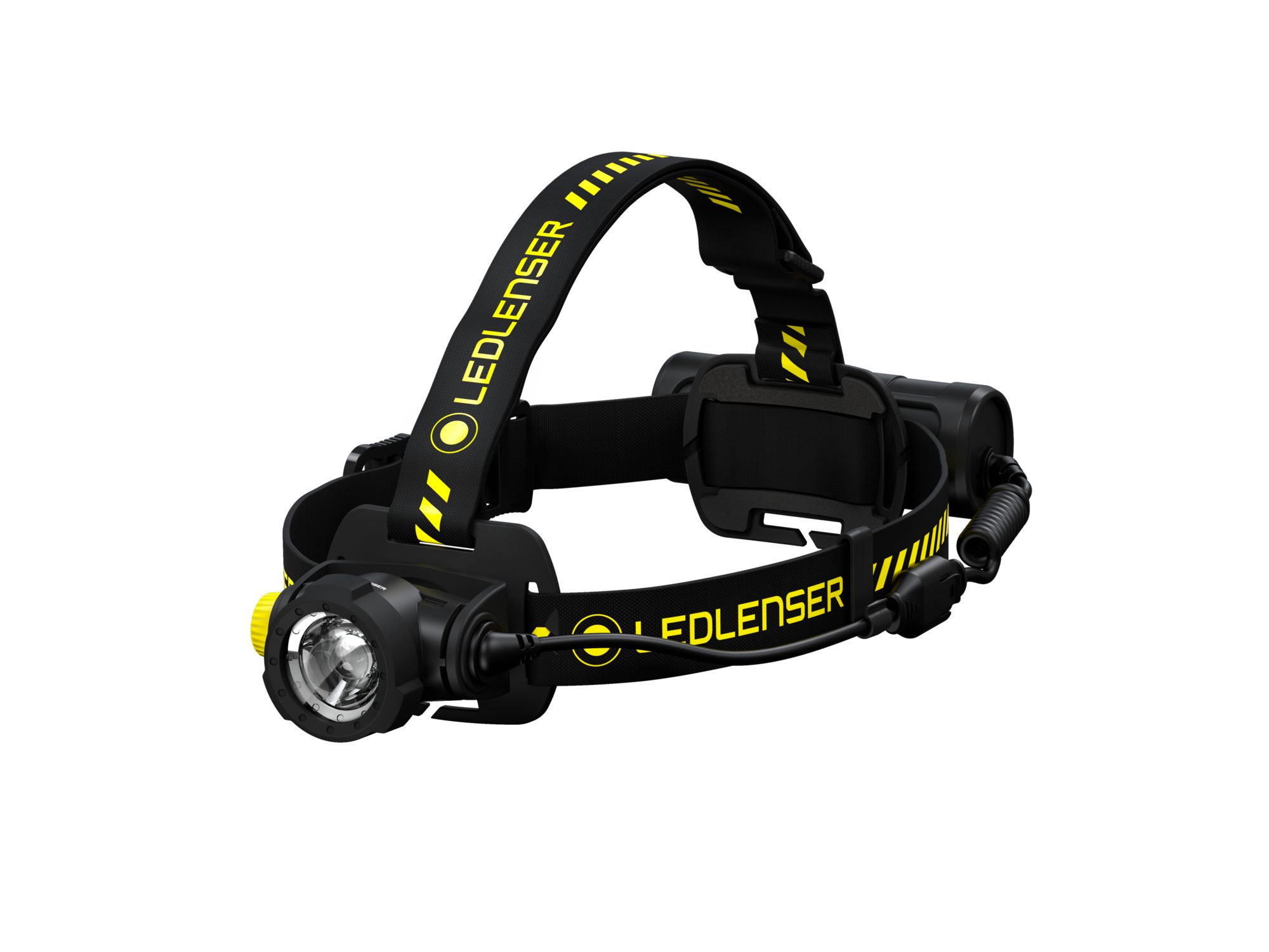 Ledlenser LED Stirnlampe H7R Work, 1000 Lumen, 250 m Leuchtweite, 282g, 65 Std, IP67, mit Akku