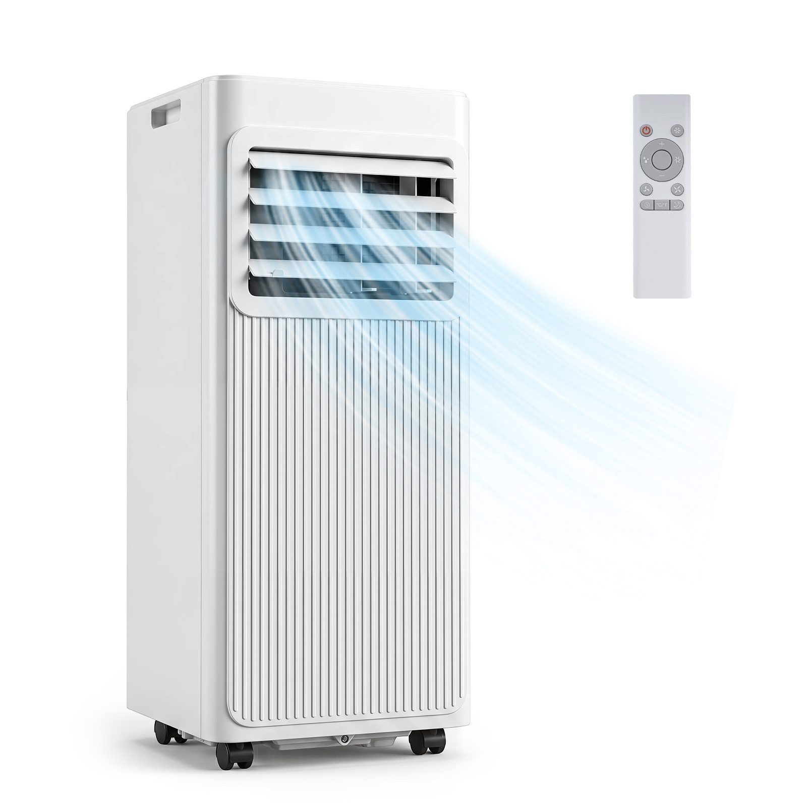 COSTWAY 3-in-1-Klimagerät, 7000 BTU mobile Klimaanlage mit Abluftschlauch