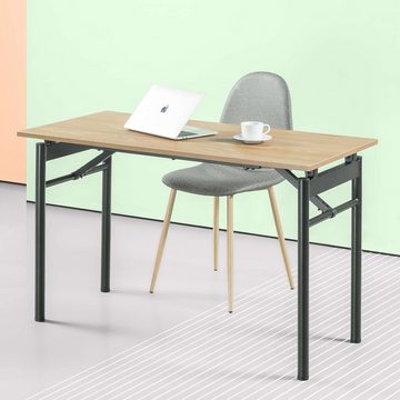 ZINUS Schreibtisch MARE Computertisch mit Stahlrahmen und Klappbaren Beinen