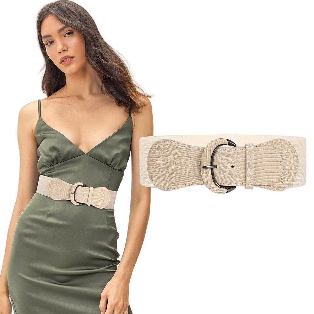 FOUORTUNATE-BEE Taillengürtel Damen Taillengürtel breit mit eleganter Schna günstig online kaufen