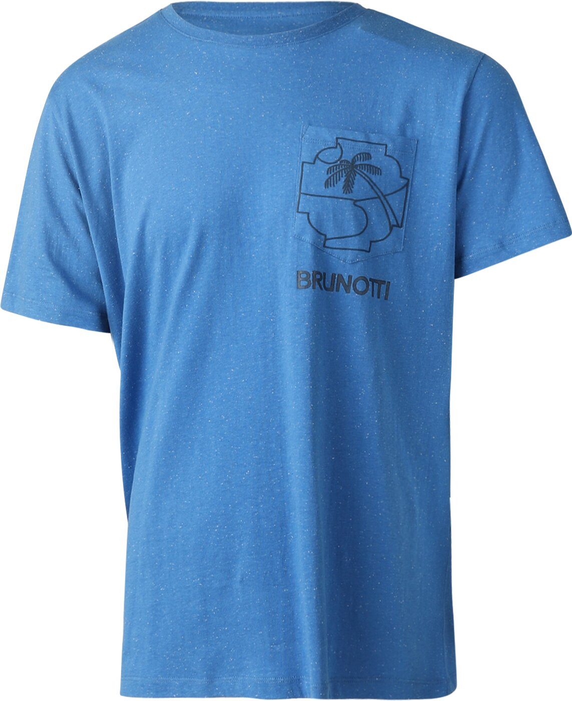 Brunotti Kurzarmshirt Axle-Neppy Men T-shirt NASA BLUE