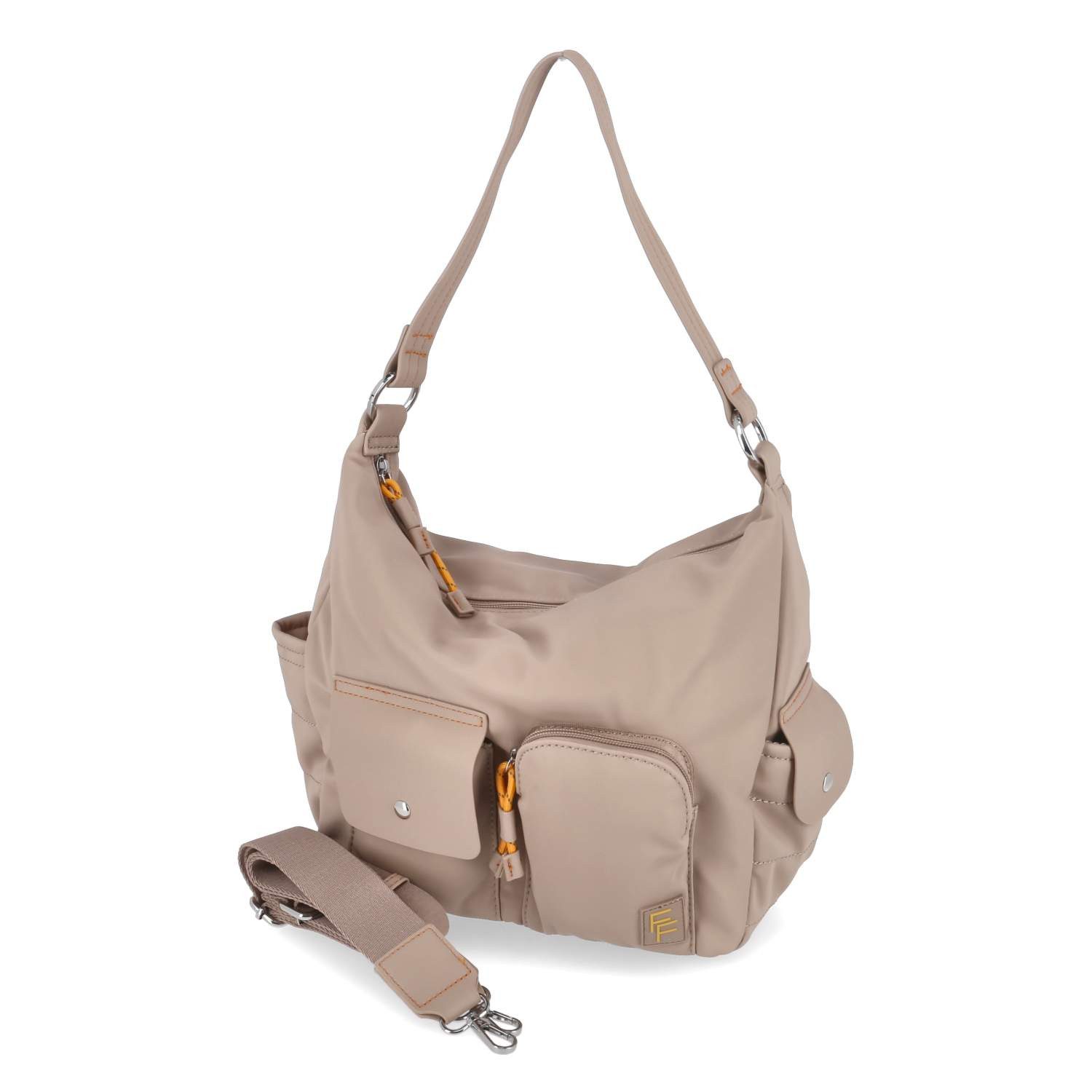 Fräulein Frida Handtasche Fräulein Frida FF2105,900 Damen Umhängetaschen Textil beige