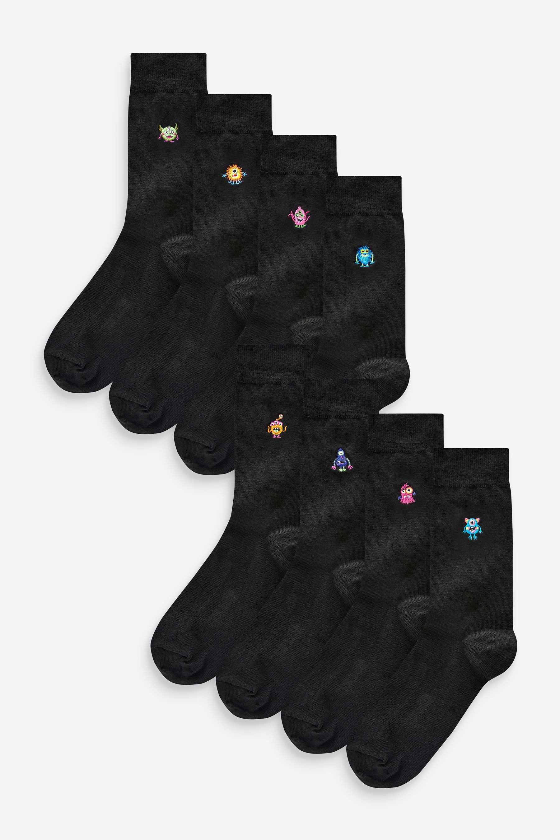 Next Kurzsocken Socken mit Stickerei (8-Paar) günstig online kaufen
