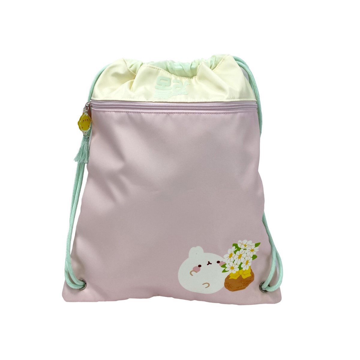 Molang Turnbeutel Saco Blüte Sportbeutel Kinder Freizeit Schule 42 cm