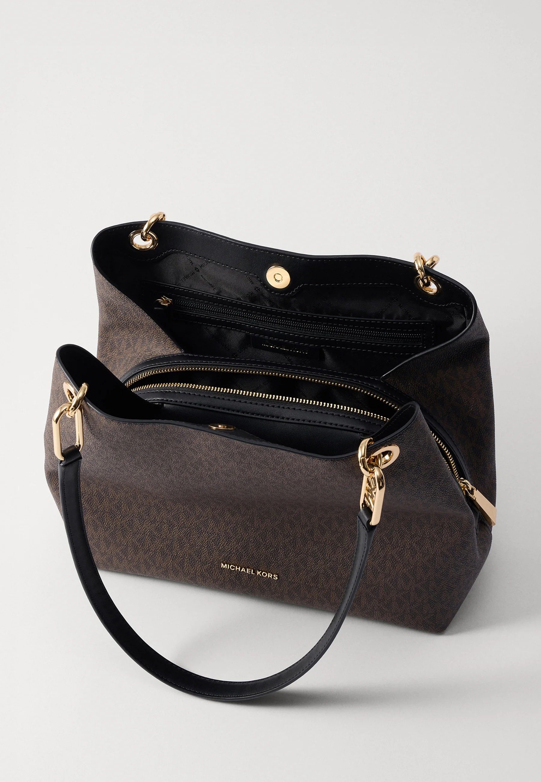 MICHAEL KORS Schultertasche Kensington Tote Brown Acorn 30F3G8KT7B292