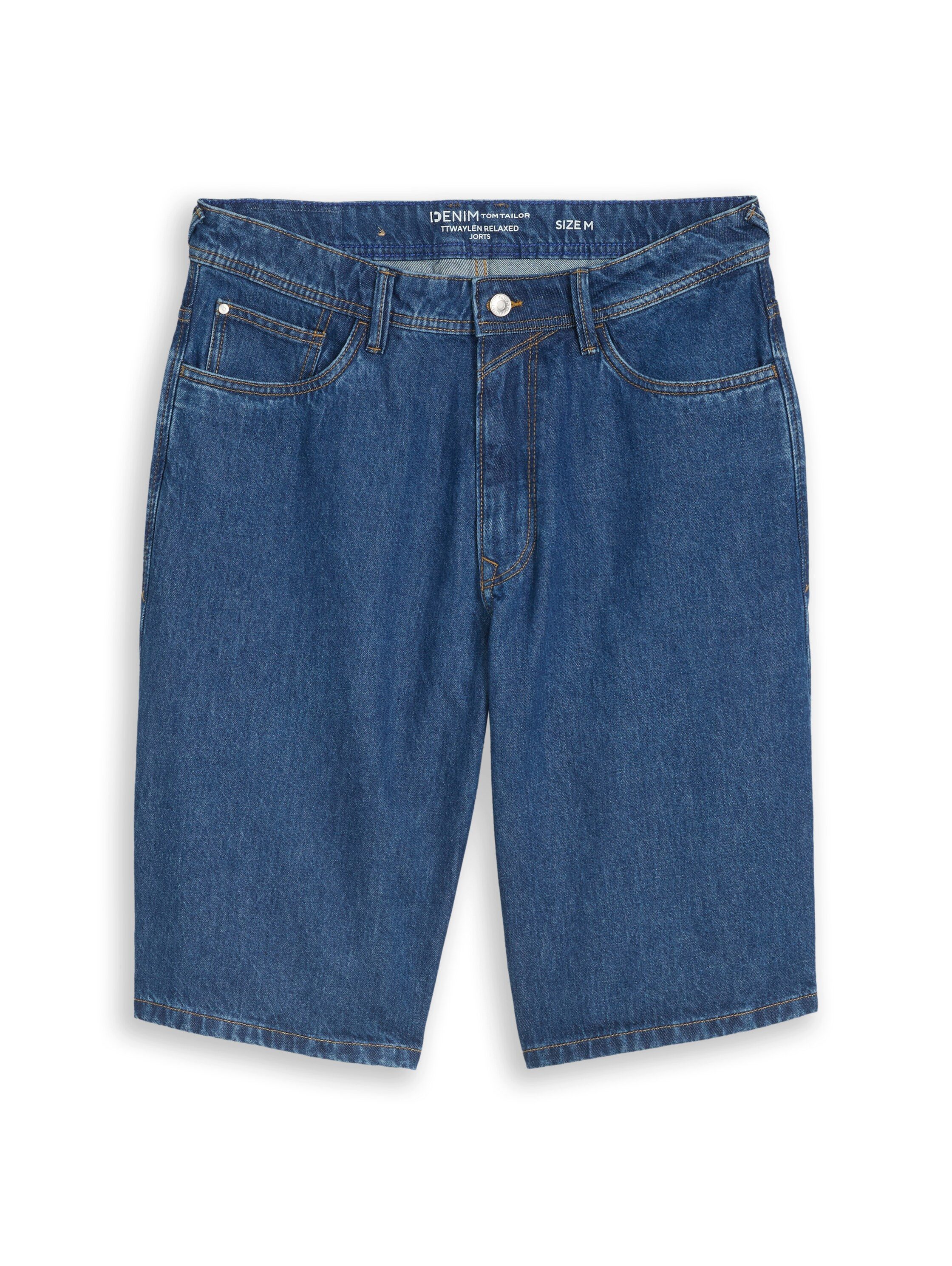 TOM TAILOR Denim Jeansshorts aus Baumwolle, mit Gürtelschlaufen – Bild 5 von 5