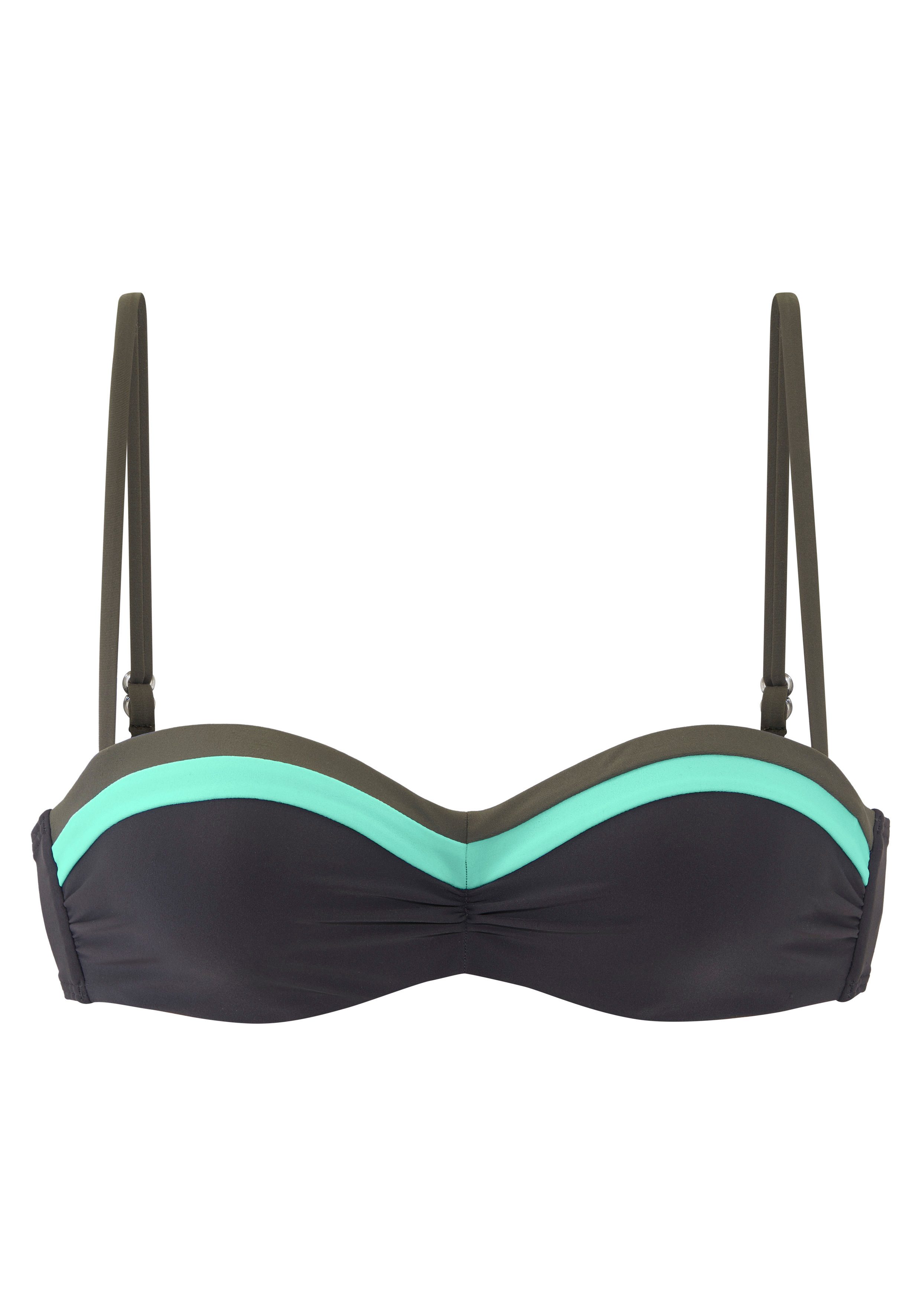 s.Oliver Bügel-Bandeau-Bikini-Top Yella, mit kontrastfarbenen Details. € 39,99