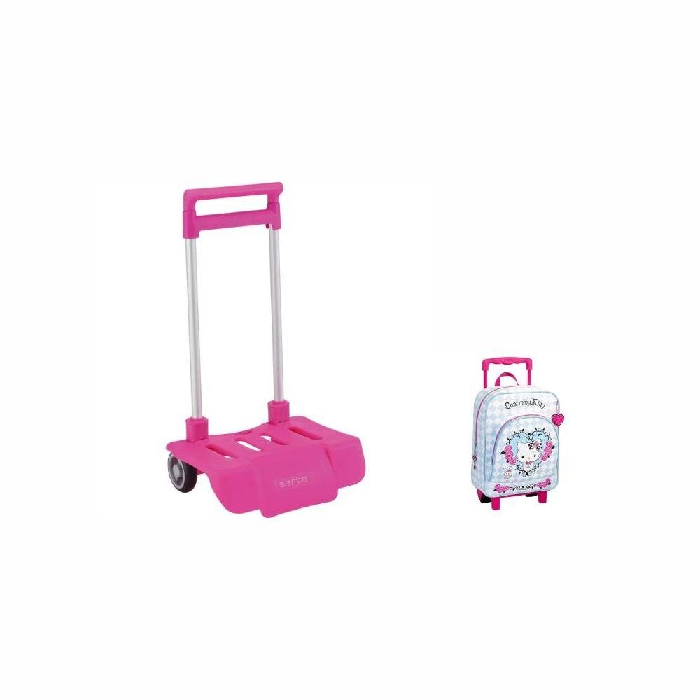 safta Rucksack Safta Zusammenklappbarer Rucksack-Trolley Pink Backpack