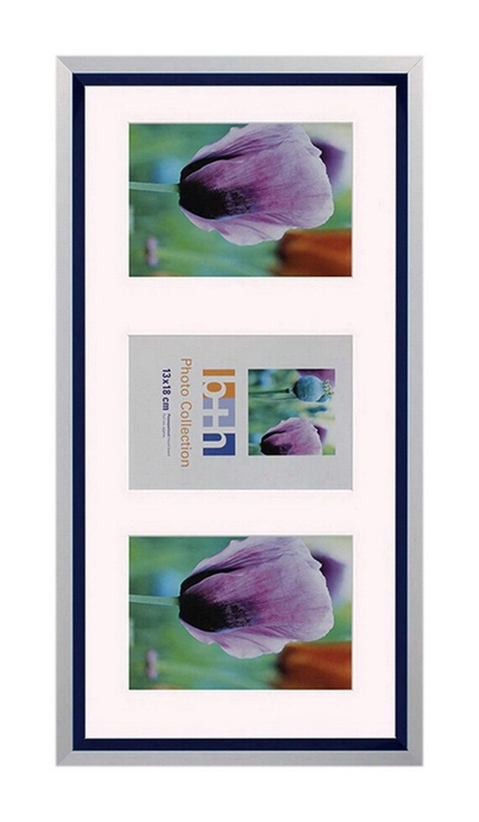 Oslo MasterLine Bilderrahmen-Set Bilderrahmen Kunststoff silber günstig online kaufen