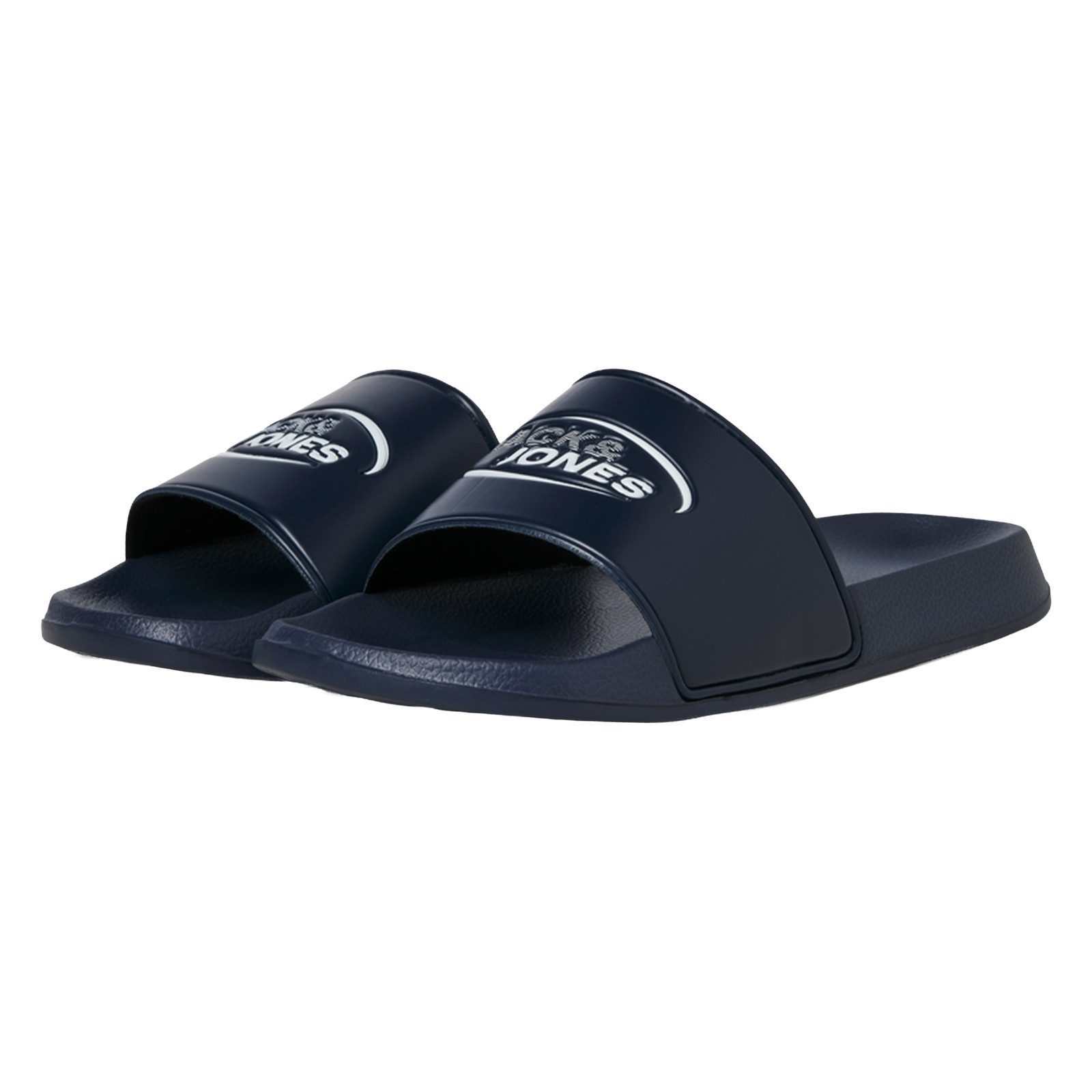 Jack & Jones JFWOSCAR Logo Slider Badeschuh mit plakativem Markenschriftzug