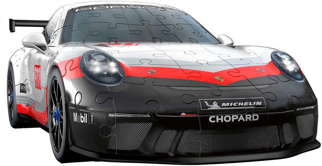 Ravensburger 3D-Puzzle Iconics: Porsche 911 GT3 Cup, 108 Puzzleteile, Made in Europe