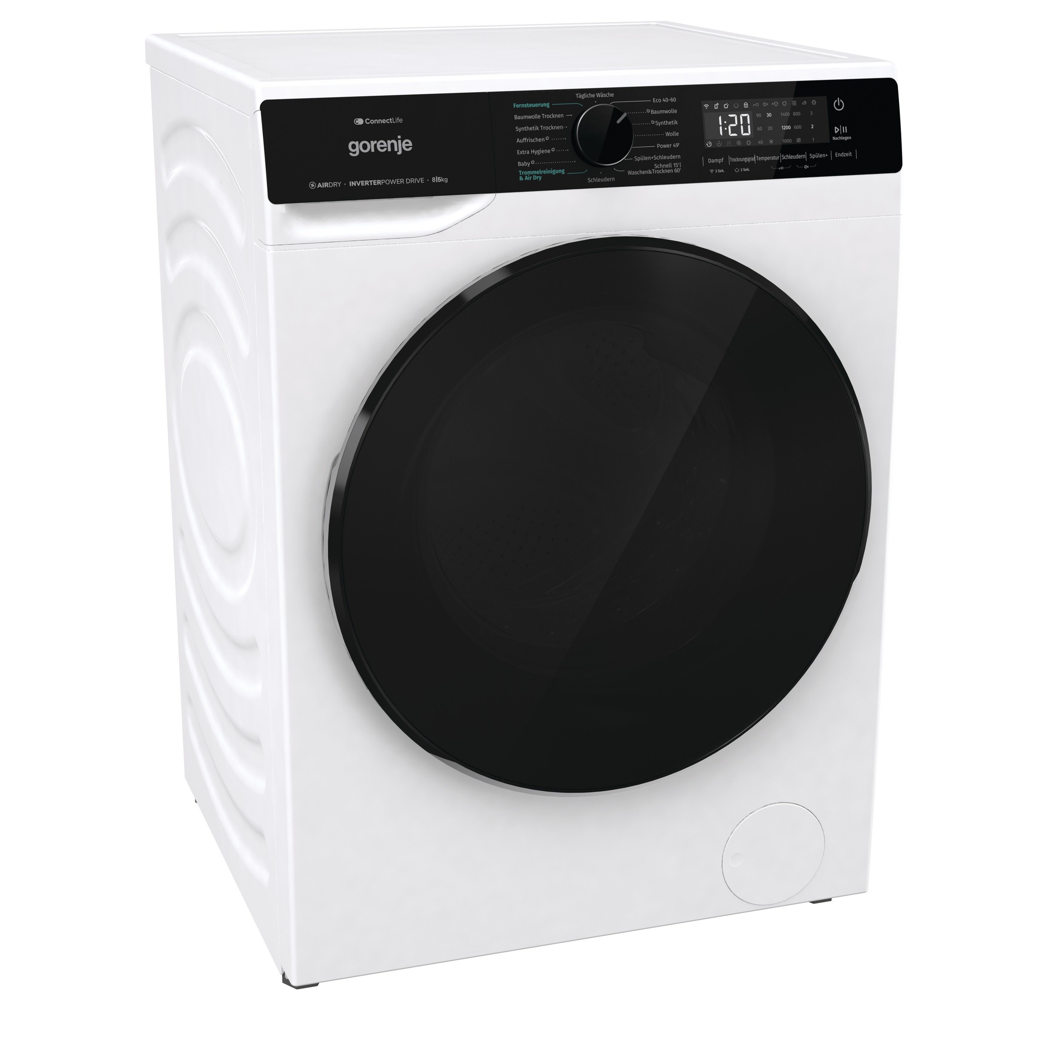 GORENJE Waschtrockner WD2PA854ADW/DE, 8 kg, 5 kg, 1400 U/min, Energieklasse A-30%