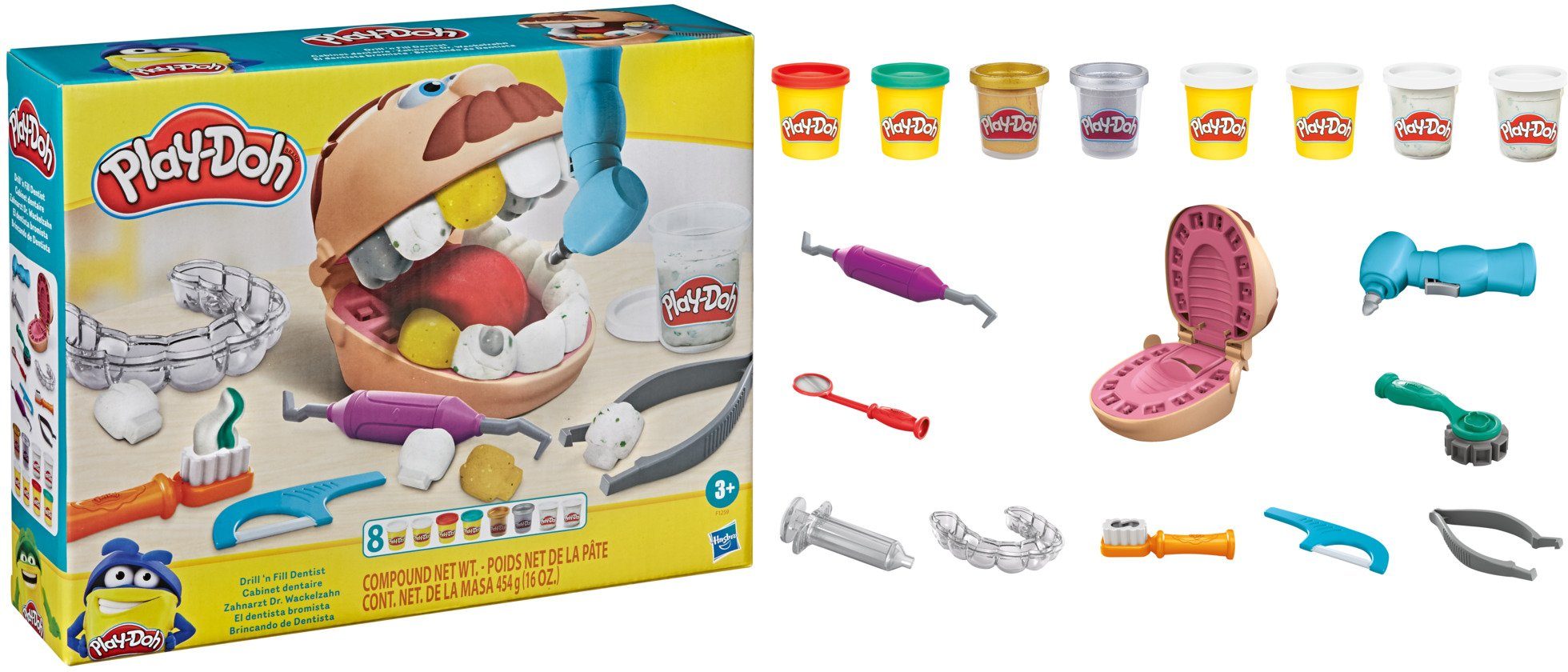 Image of Hasbro - Play-Doh - Zahnarzt Dr. Wackelzahn