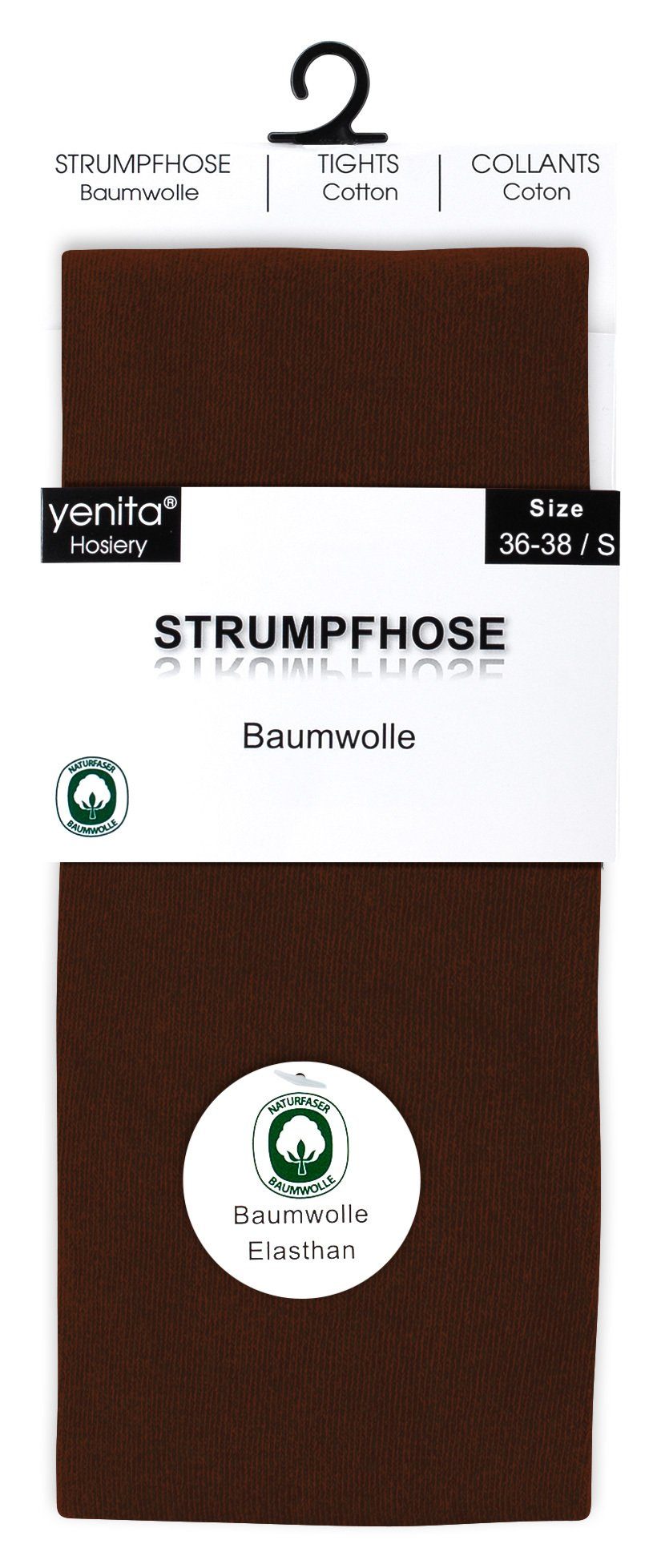 Yenita® Strumpfhose Strickstrumpfhose in angenehmer Baumwollqualität – Bild 4 von 5