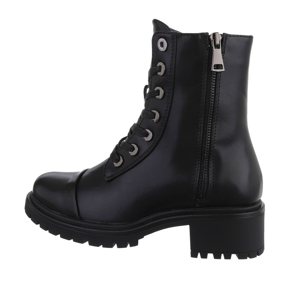 Damen Schnürschuhe Freizeit Stiefelette