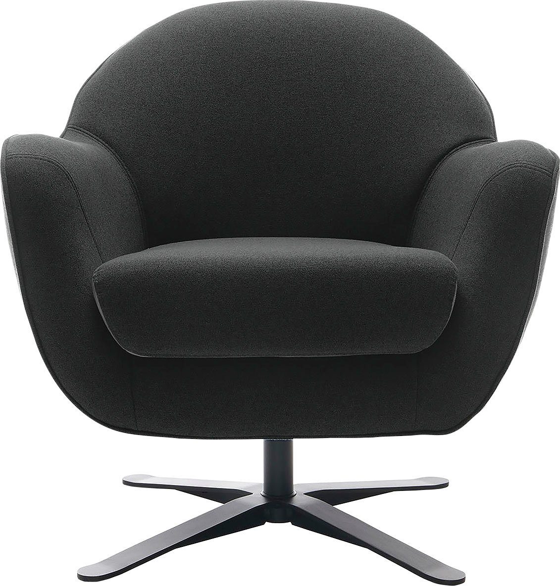 TRENDMANUFAKTUR Drehsessel Mira, Loungesessel, in zeitlosem, günstig online kaufen
