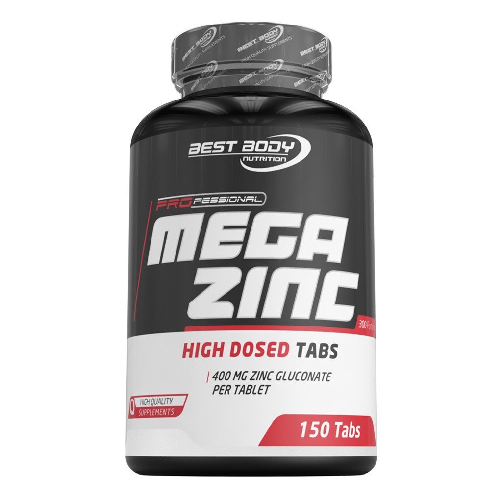 Best Body Nutrition Professional Mega Zinc Tabs - 150 Stück/Dose Tablette, 150 g