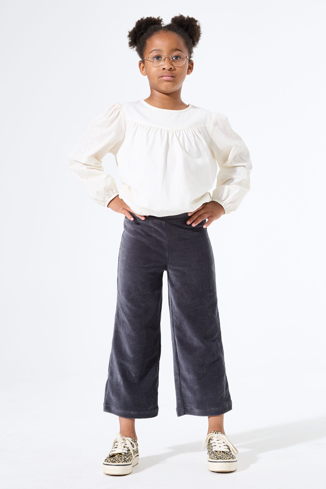 Garcia Cordhose wide leg 7/8 Länge