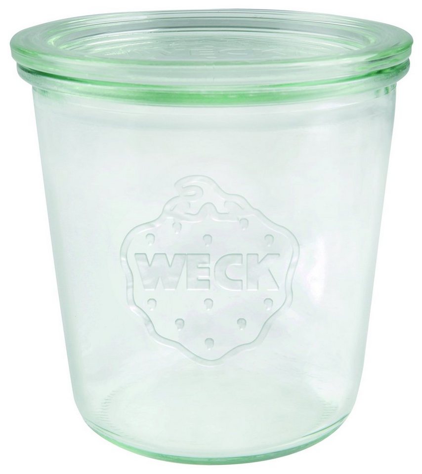 WECK Einmachglas Weck Sturzglas 500 ml, Einmach Glas mit Deckel; zum  Einkochen; 6 Stück