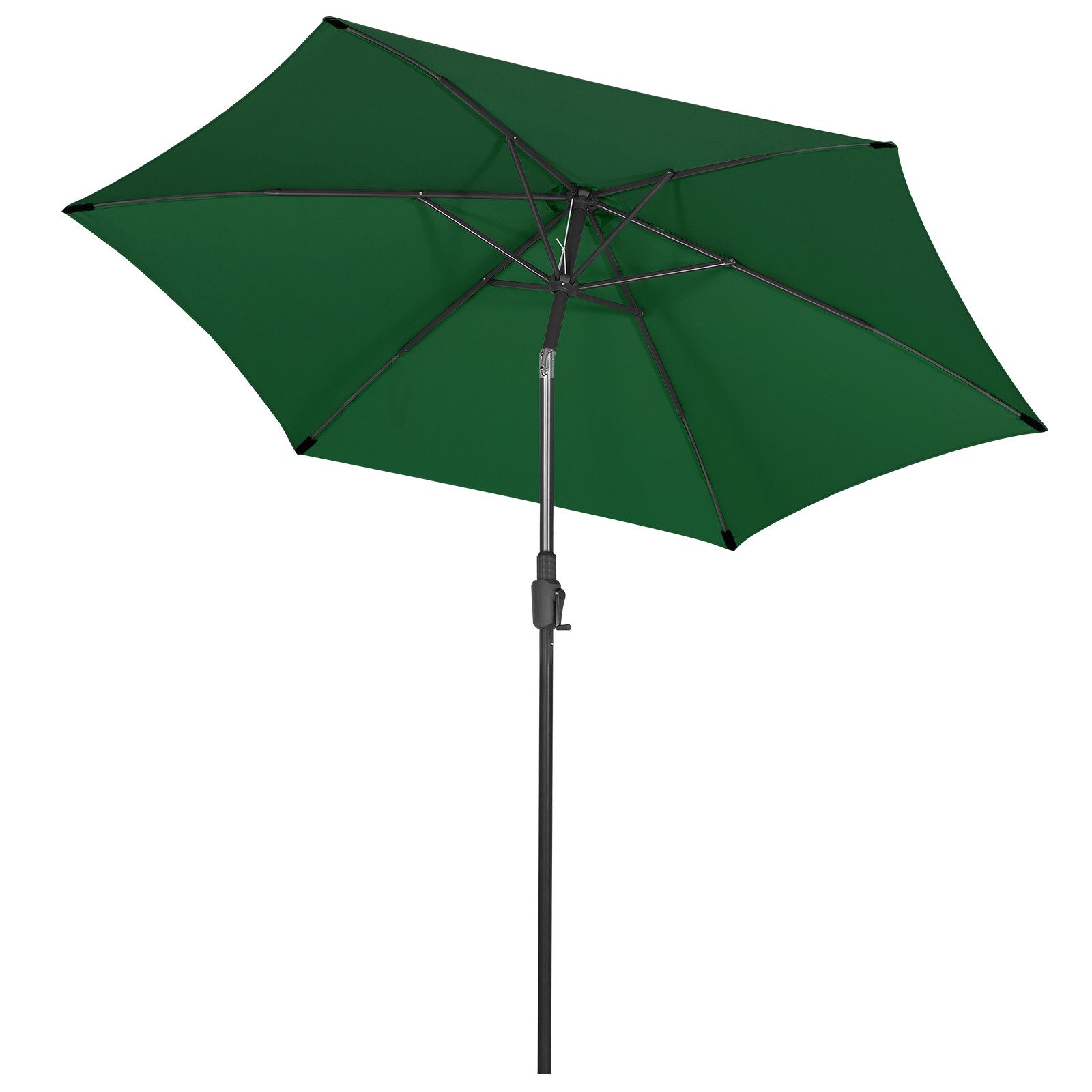 Sekey Sonnenschirm ∅ 220/270/350 cm Gartenschirm mit Kurbel Marktschirm Neigbar, LxB: 270,00x271,00 cm, Sonnenschutz UV50+, Windfest und Stabil, 100% Wasserfest