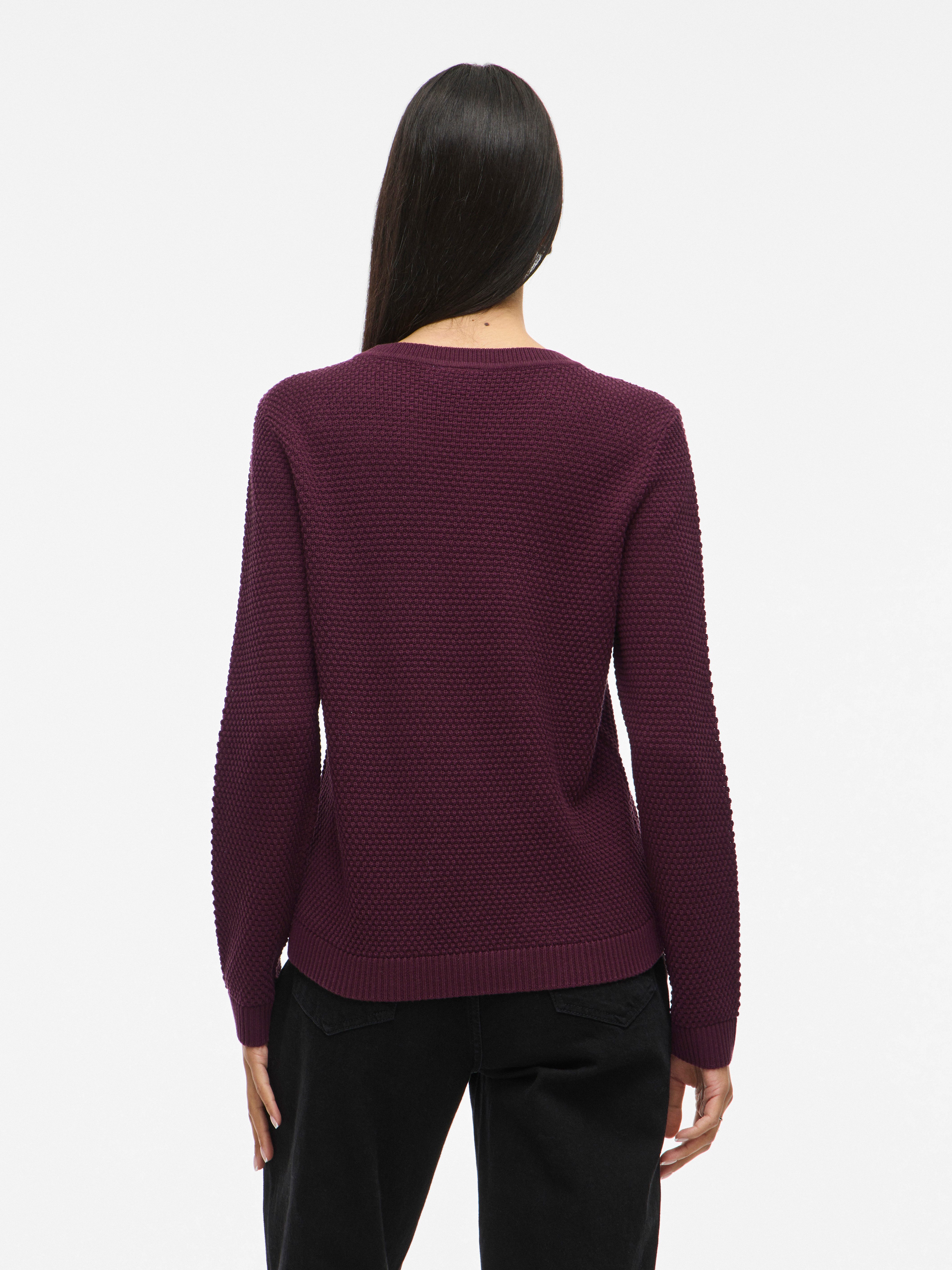 Vila Rundhalspullover VIDALO O-NECK L/S KNIT TOP- NOOS günstig online kaufen