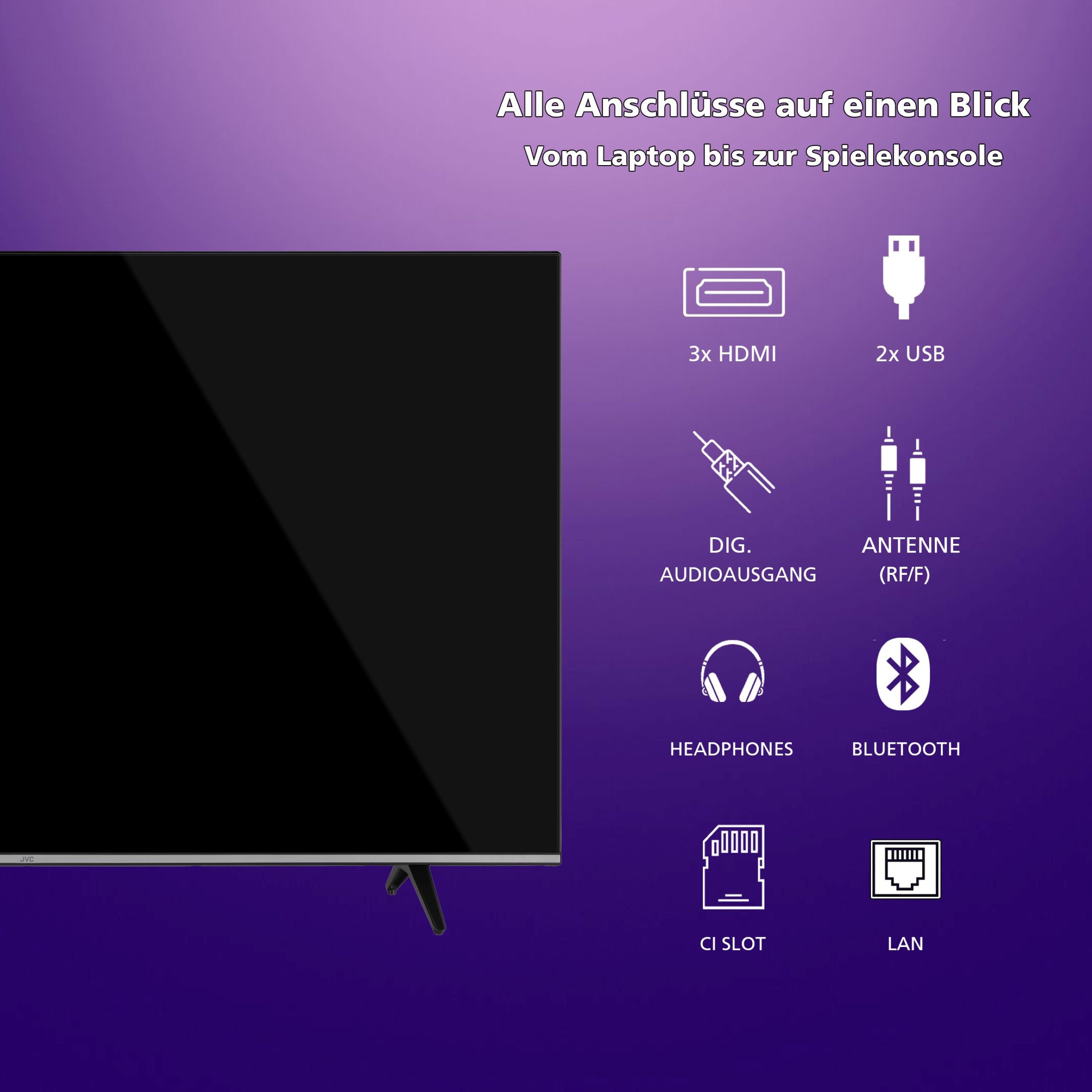 JVC LT-55VU7555 LCD-LED Fernseher (139 c...