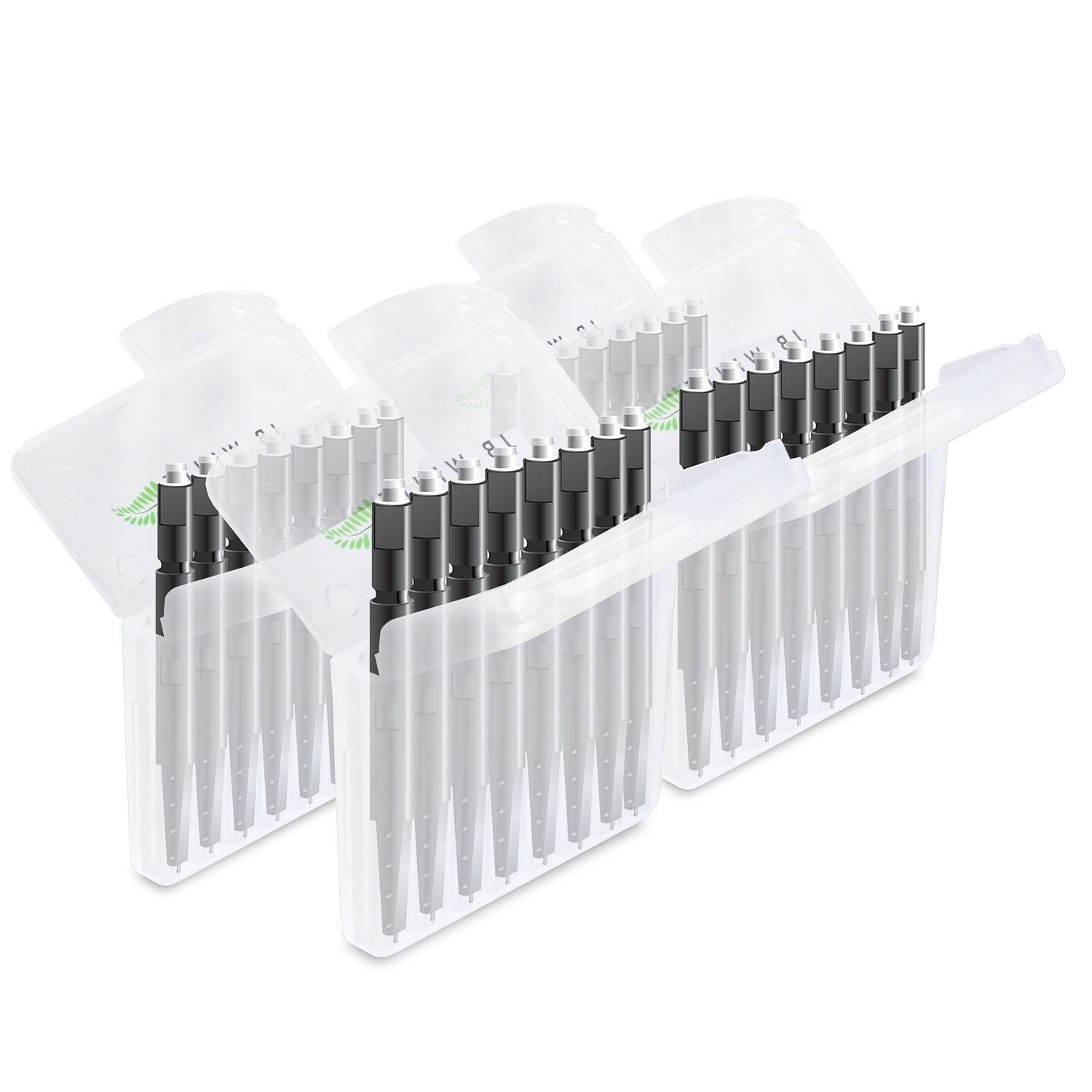 JB White Cerumenfilter 1,3 mm Cerumenfilter für Hörgeräte - Spar-Pack, Durchmesser: 1,3mm - Filter kompatibel mit Widex Nanocare Wachsschutz