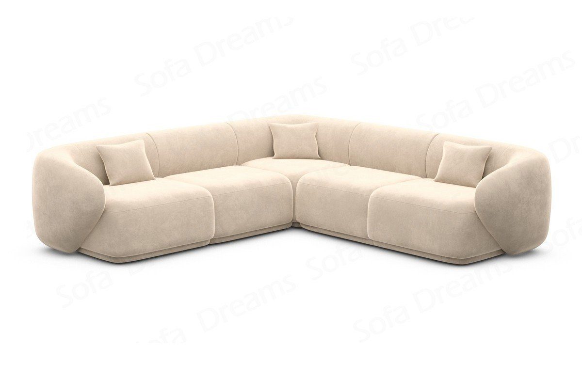 Sofa Dreams Ecksofa Polster Design Samtstoff günstig online kaufen