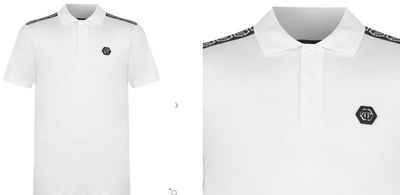 PHILIPP PLEIN Poloshirt Philipp Plein Iconic Cult Tape Logo Polo-Shirt Polohemd Hemd T-Shirt S