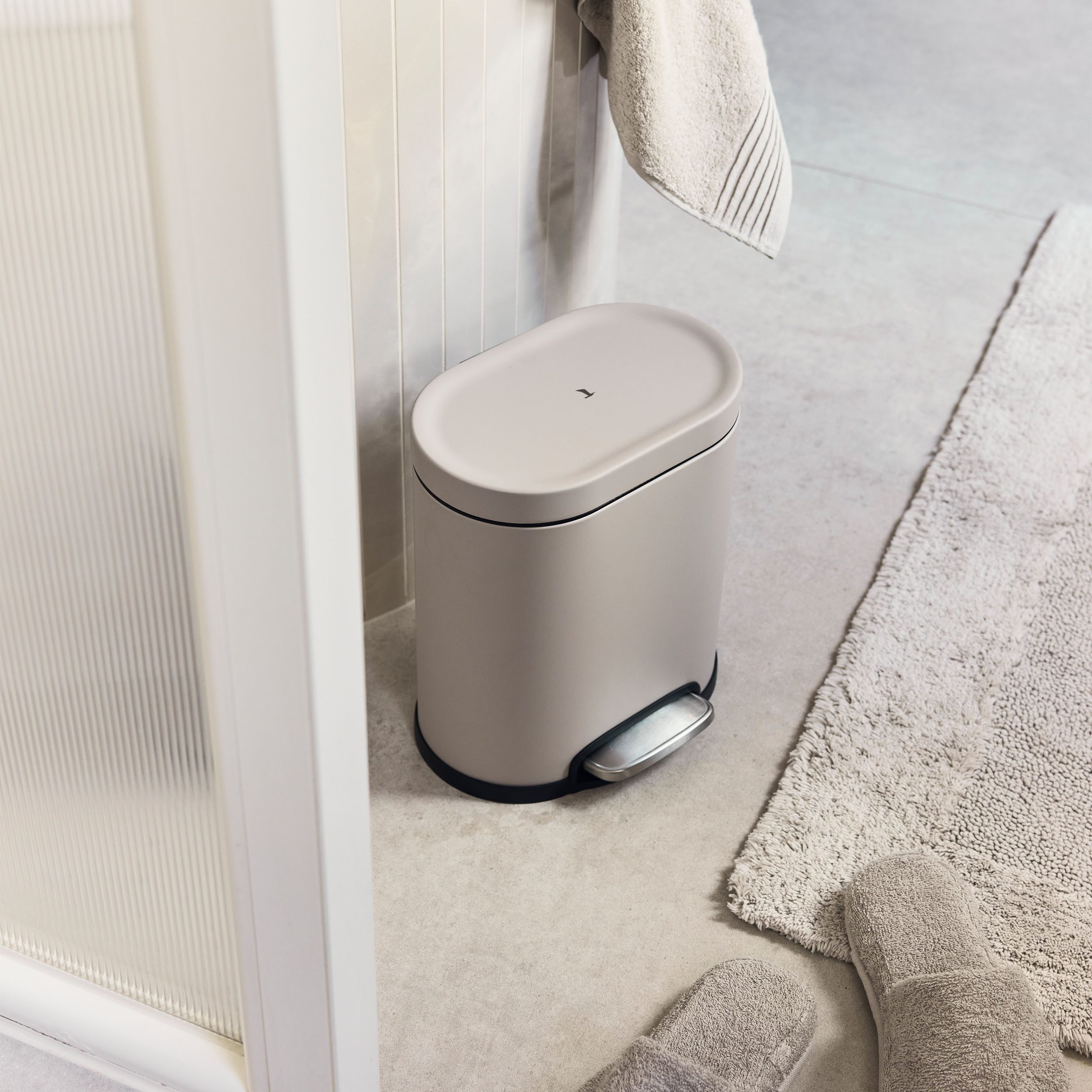 Möve Kosmetikeimer Serenity Abfalleimer mit Deckel