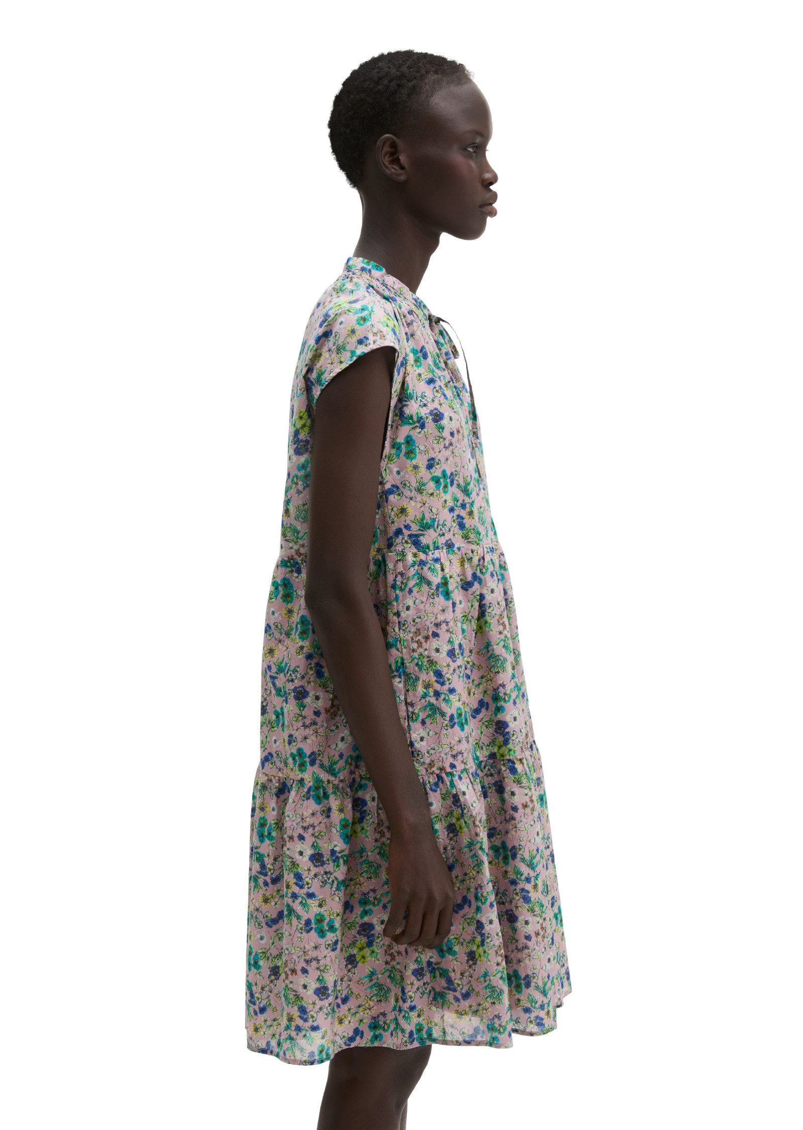 Marc O'Polo Minikleid aus bedrucktem Baumwoll-Voile