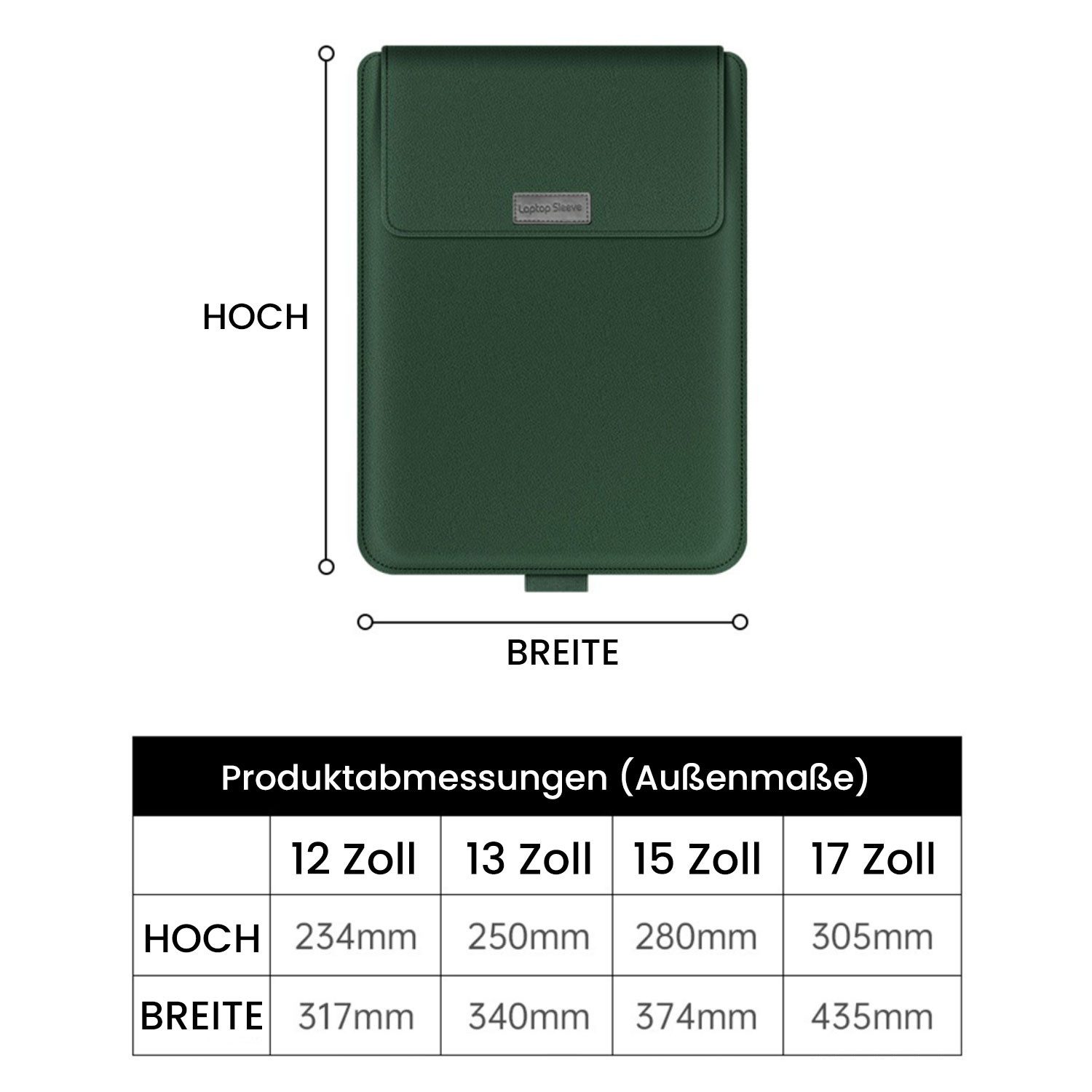 Refttenw Laptoptasche Laptop-Hülle mit klappbarem Ständer Tragbar Tablet-Hü günstig online kaufen