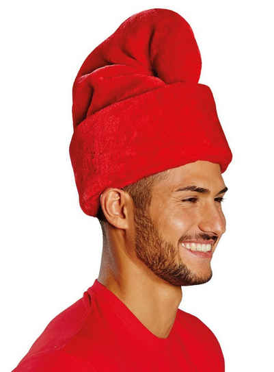Rubie´s Kostüm Rote Zwergenmütze Plüsch, Ob in Schlumpfhausen oder zu Karneval: diese Zipfelmütze kommt ganz g