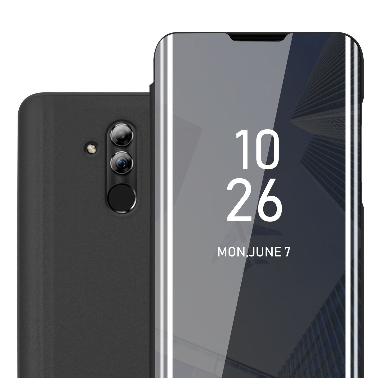 Cadorabo Handyhülle für Huawei MATE 20 LITE Hülle Huawei MATE 20 LITE, Klappbare Handy Schutzhülle - Hülle - mit Standfunktion und Kartenfach