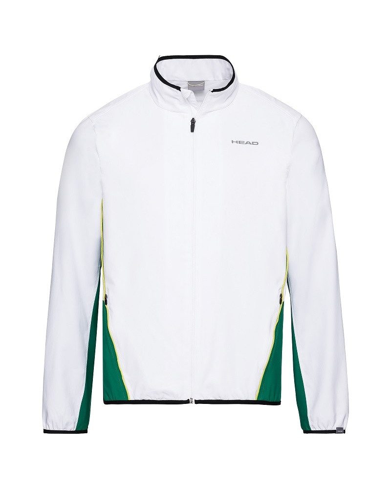 Head Tennisjacke Club weiss/grün Herren