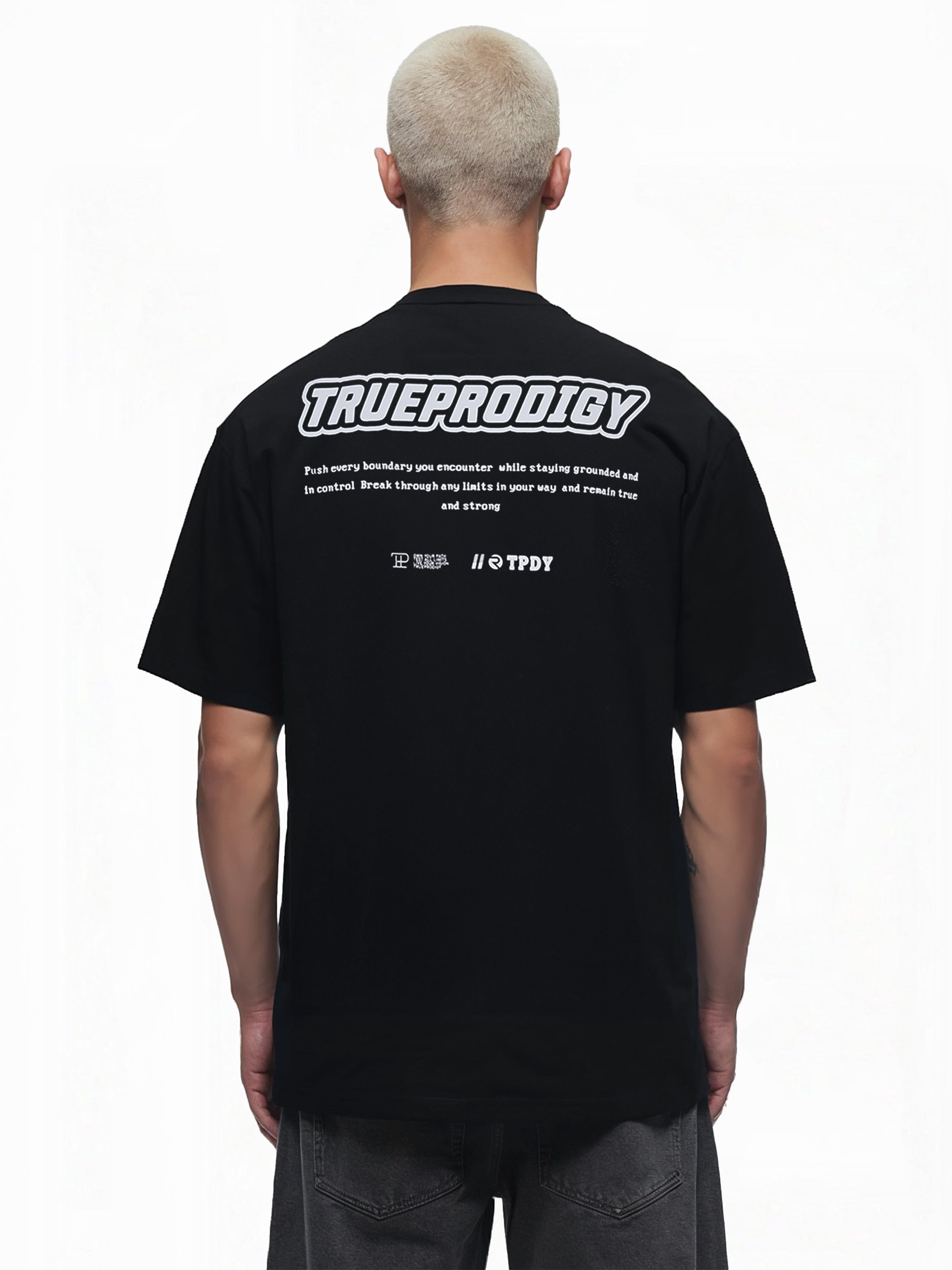 trueprodigy Oversize-Shirt Eden Logoprint Rundhals dicker günstig online kaufen
