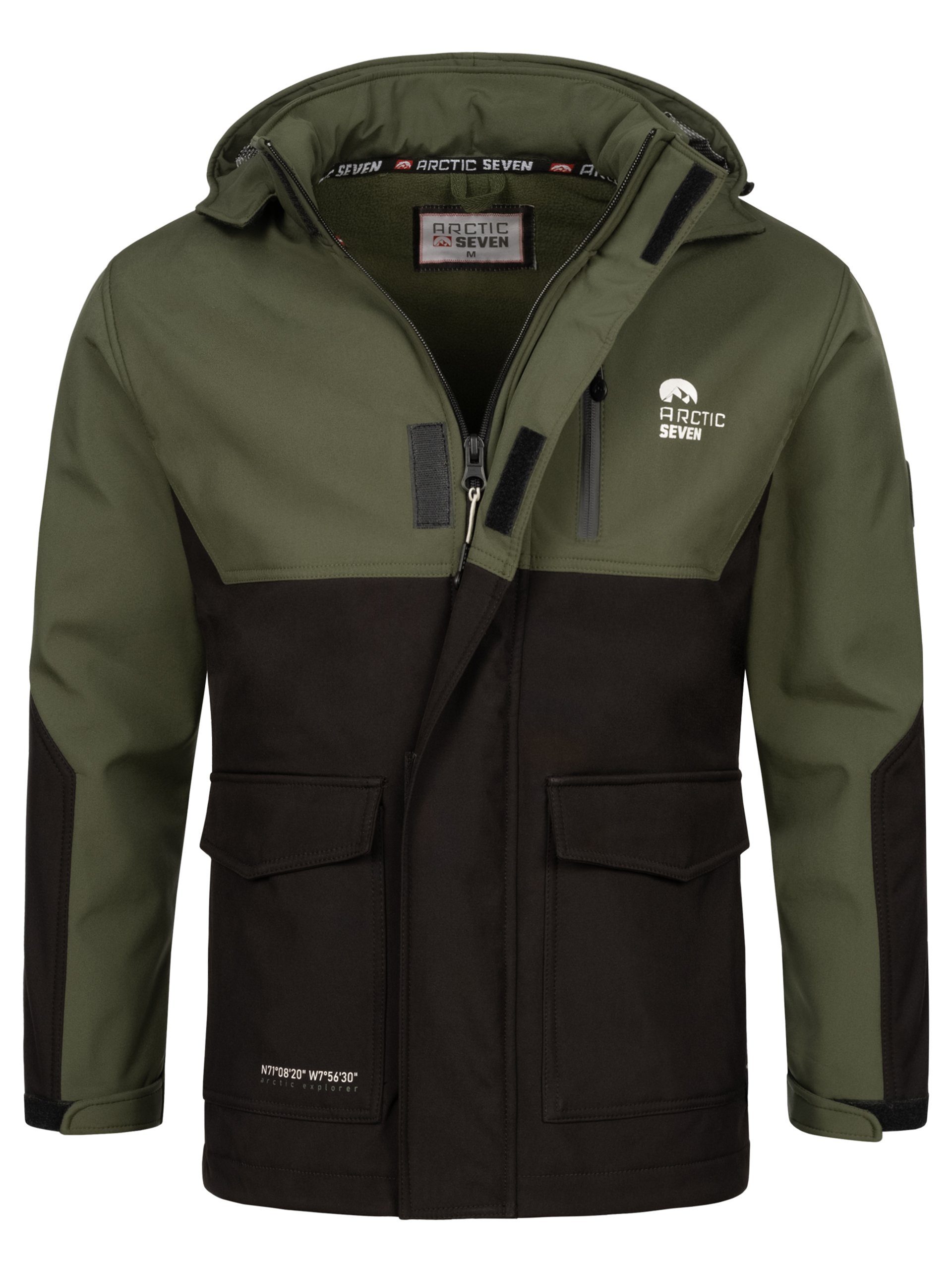 Arctic Seven Softshelljacke "ASRenaldoo", sportliche Funktionsjacke günstig online kaufen