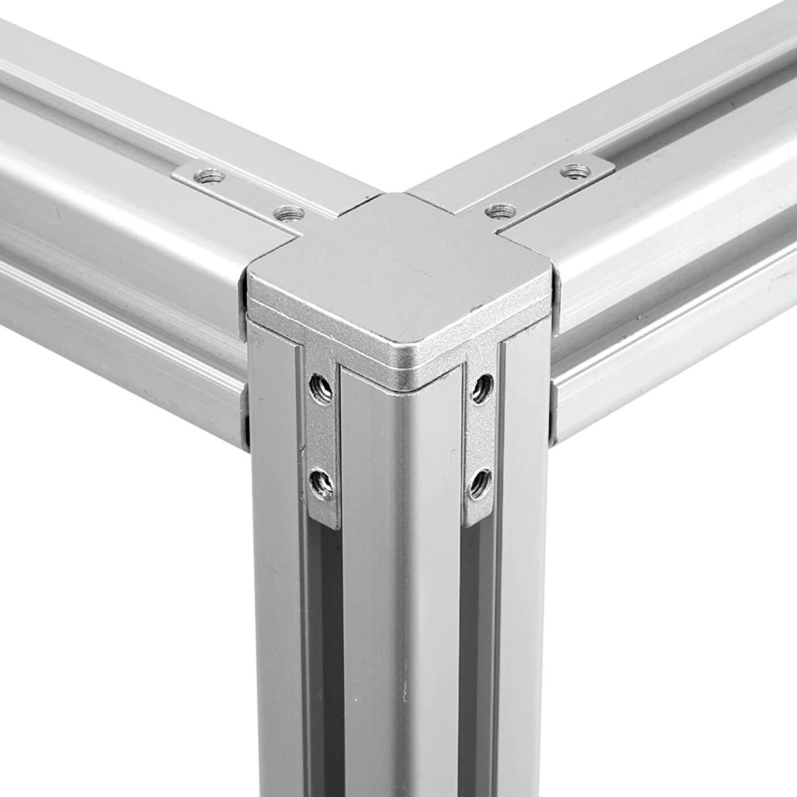 4040 Aluminium (Spar-Set, Winkelverbinder mit 8 3D-Winkelverbinder 4-St), Schrauben, Euro TWSOUL