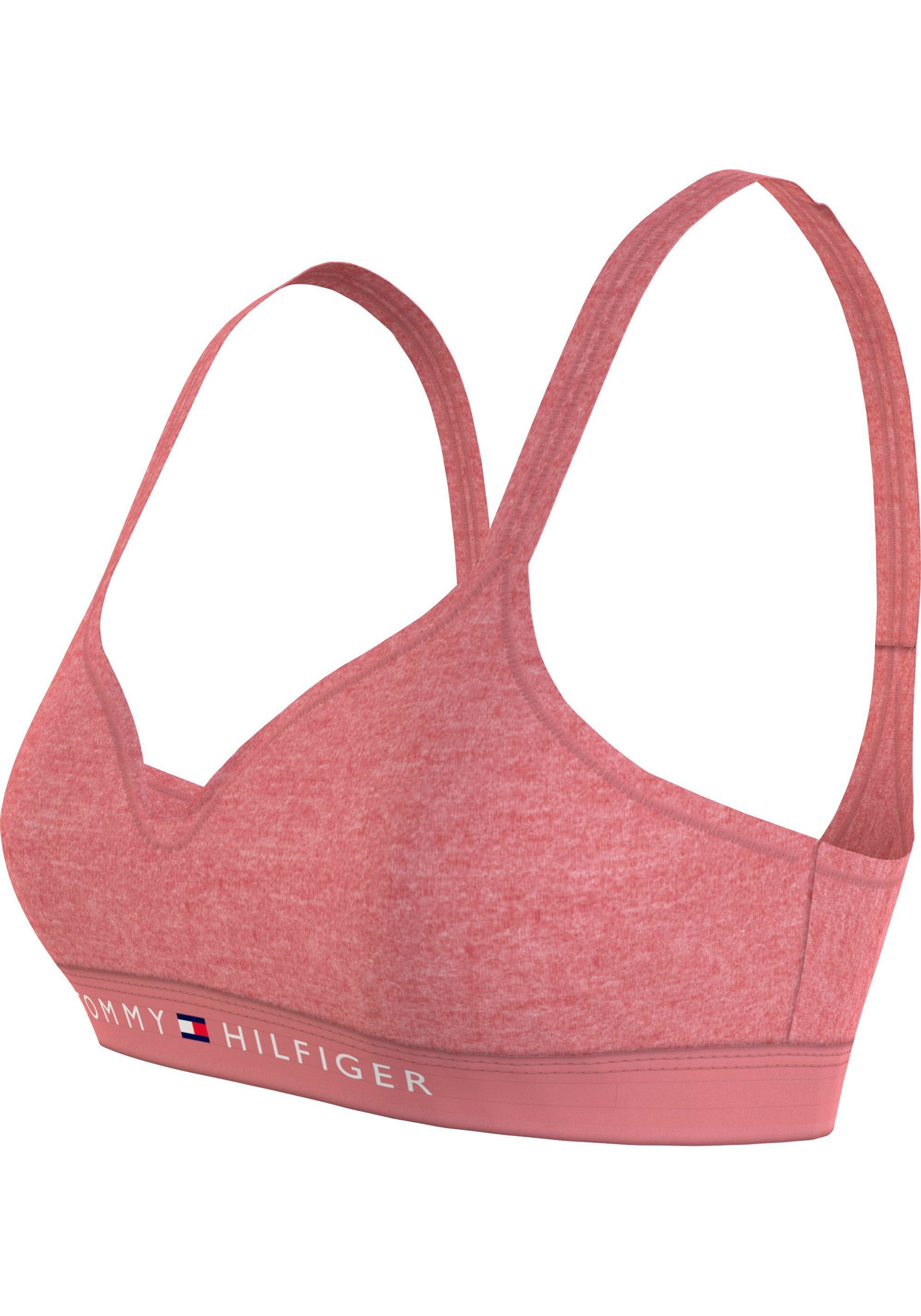 LIFT modischem Underwear Flora_Pink_Heather Logobund BRALETTE Bralette-BH SIZES) (EXT mit Hilfiger Tommy