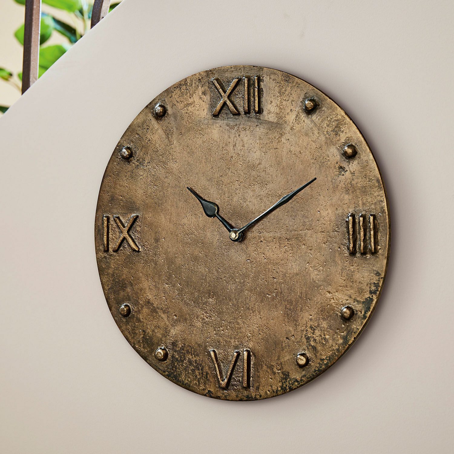 Mirabeau Wanduhr Uhr Kaleens antikmessing günstig online kaufen