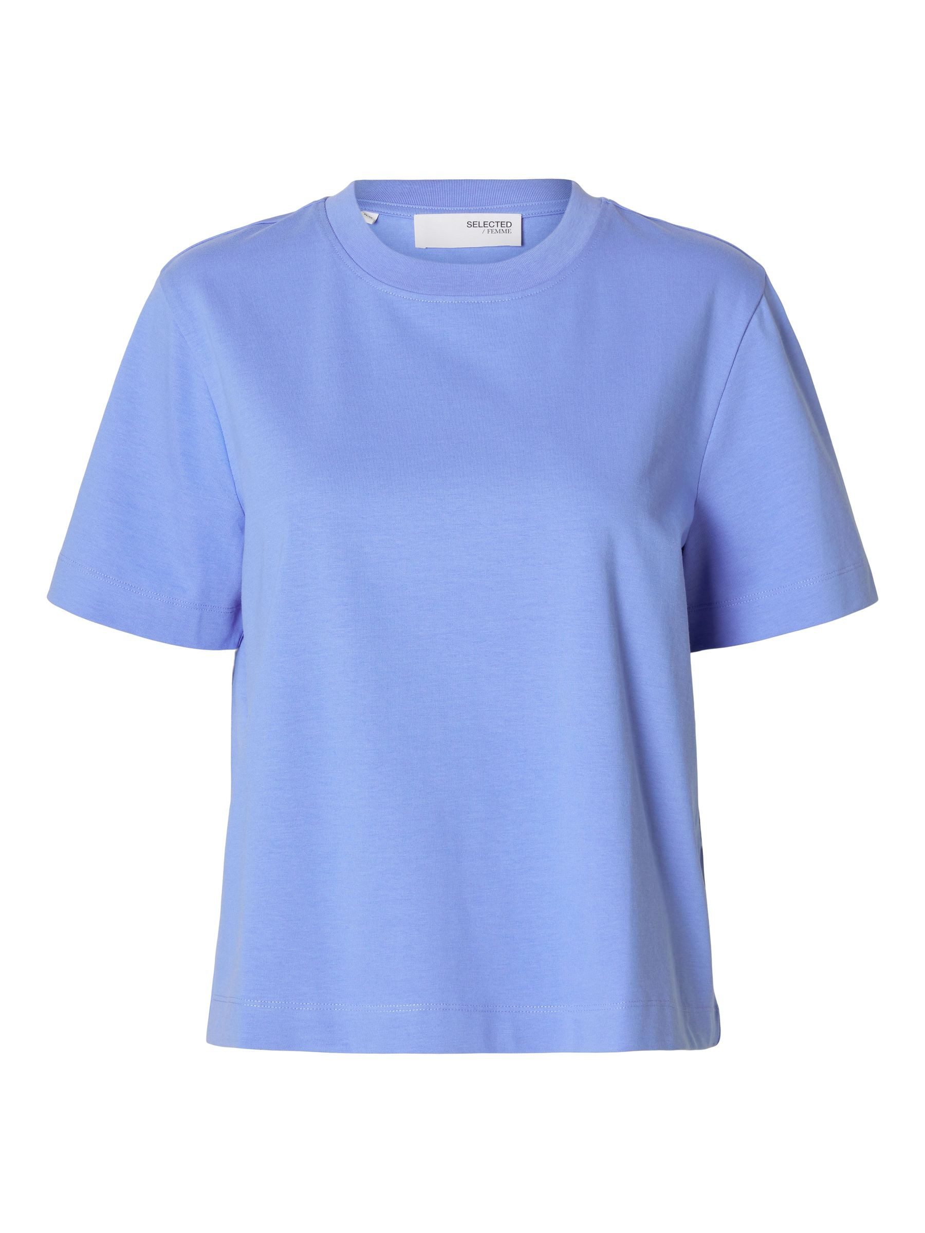SELECTED FEMME T-Shirt Kurzarm- mit Rundhalsausschnitt günstig online kaufen