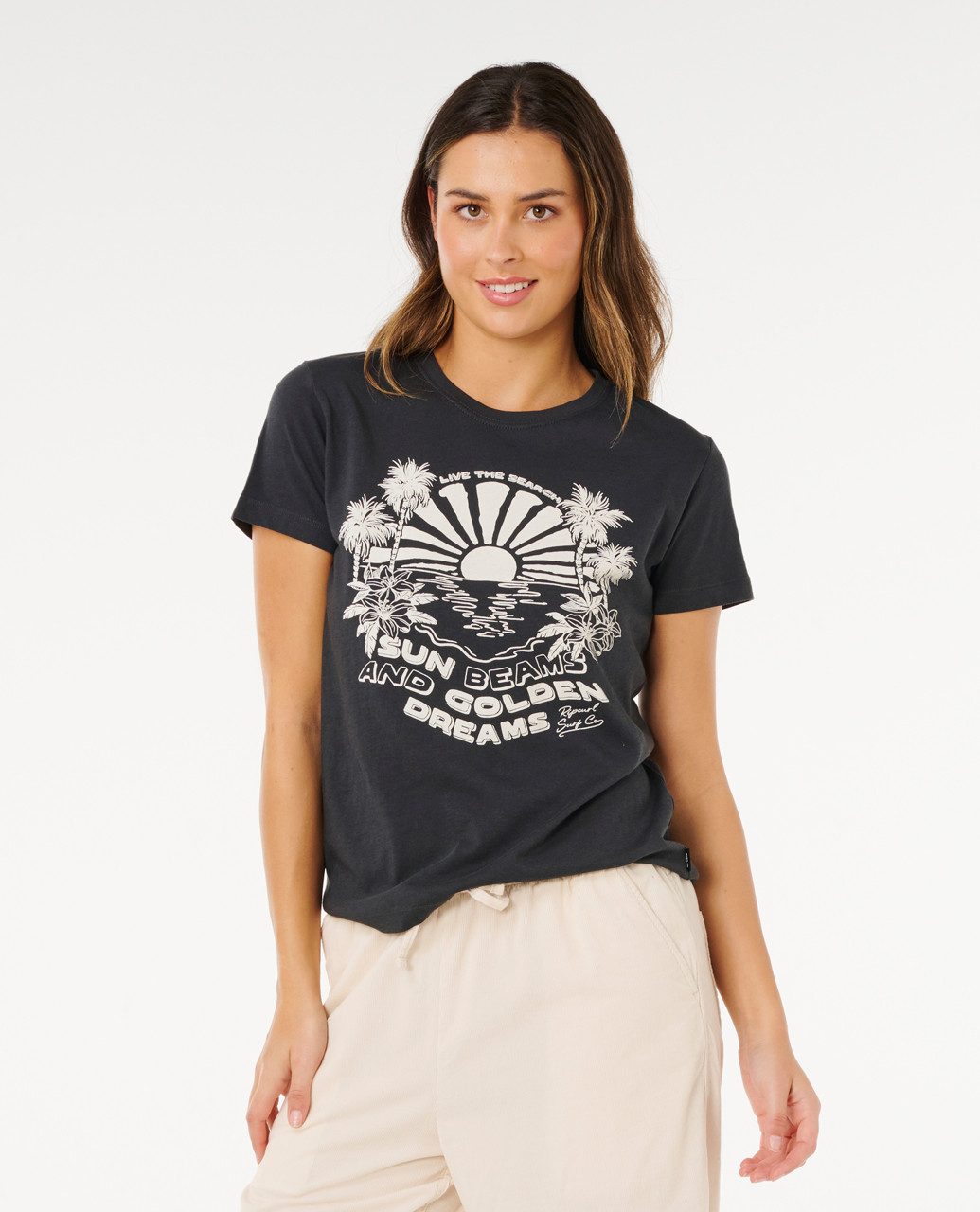Rip Curl Print-Shirt Sun Beam T-Shirt