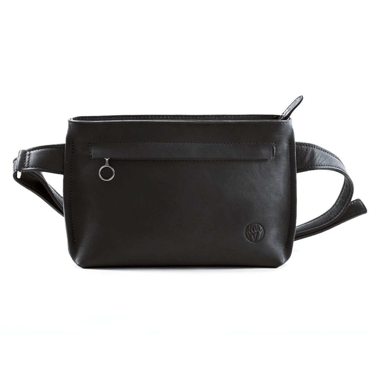 Bauchtasche Kleine Bauchtasche aus Leder, schwarz. günstig online kaufen